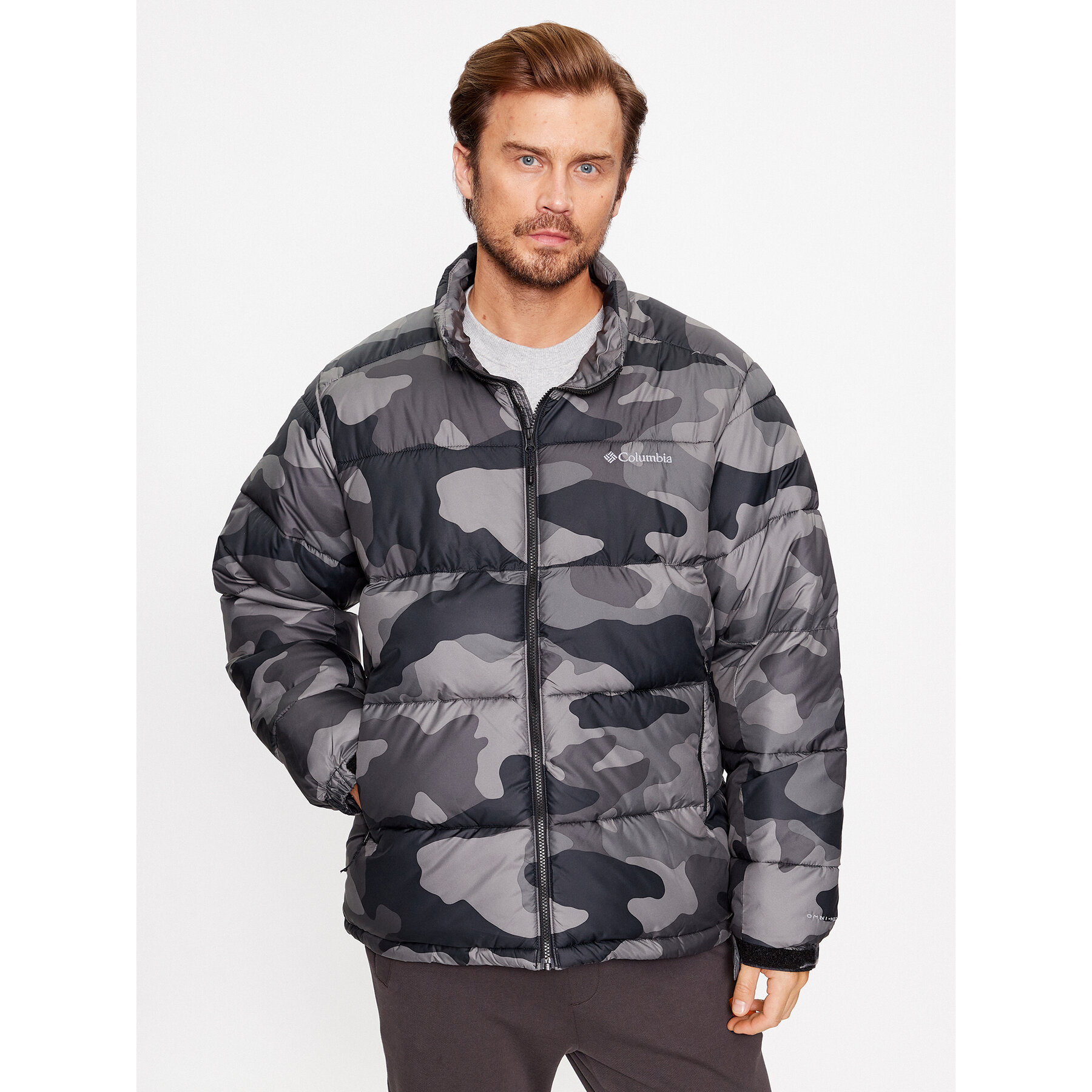 Columbia Kurtka zimowa Pike Lake™ II Jacket Szary Regular Fit