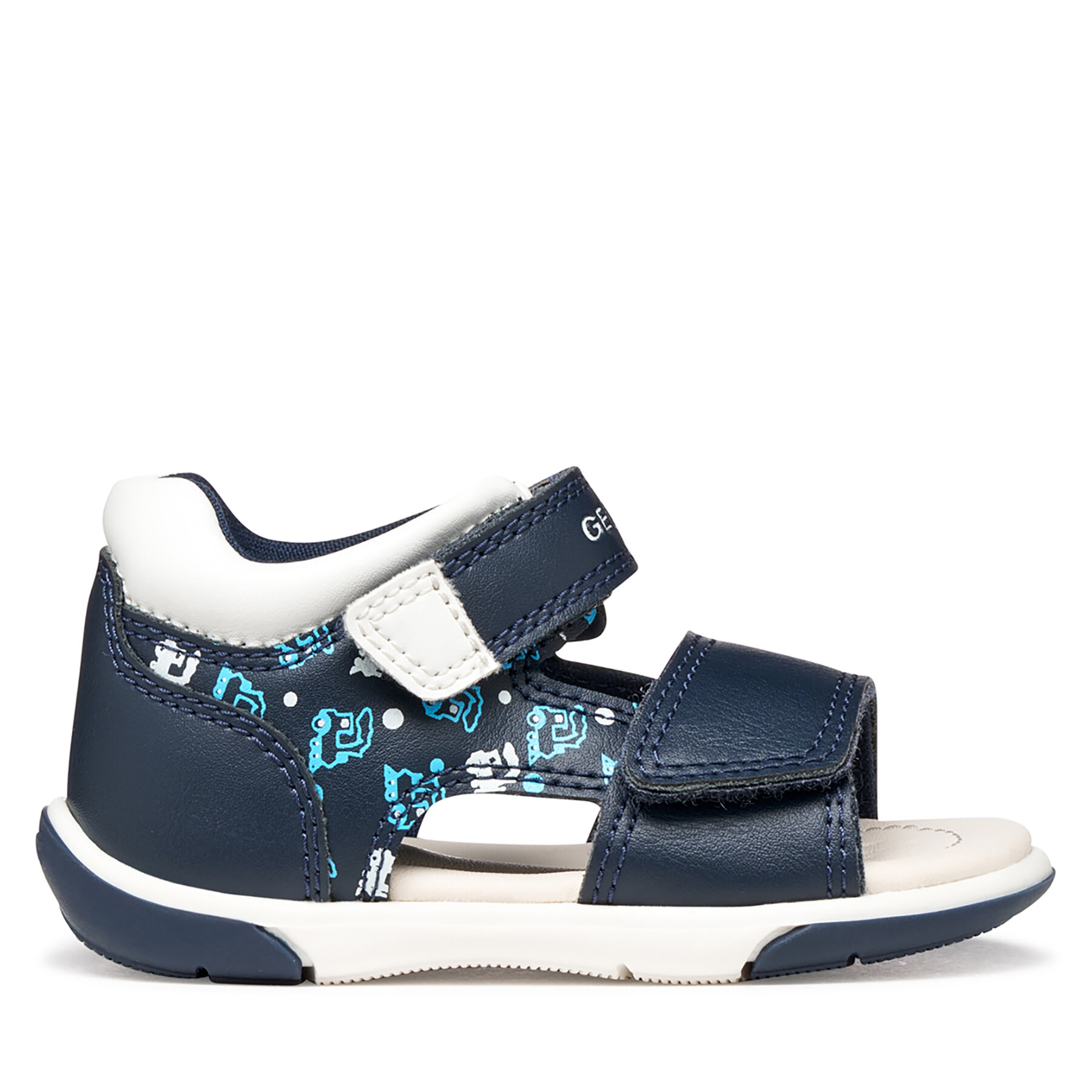Geox Sandały B Sandal Zapito Boy B556EA 05404 C4P1Z Granatowy