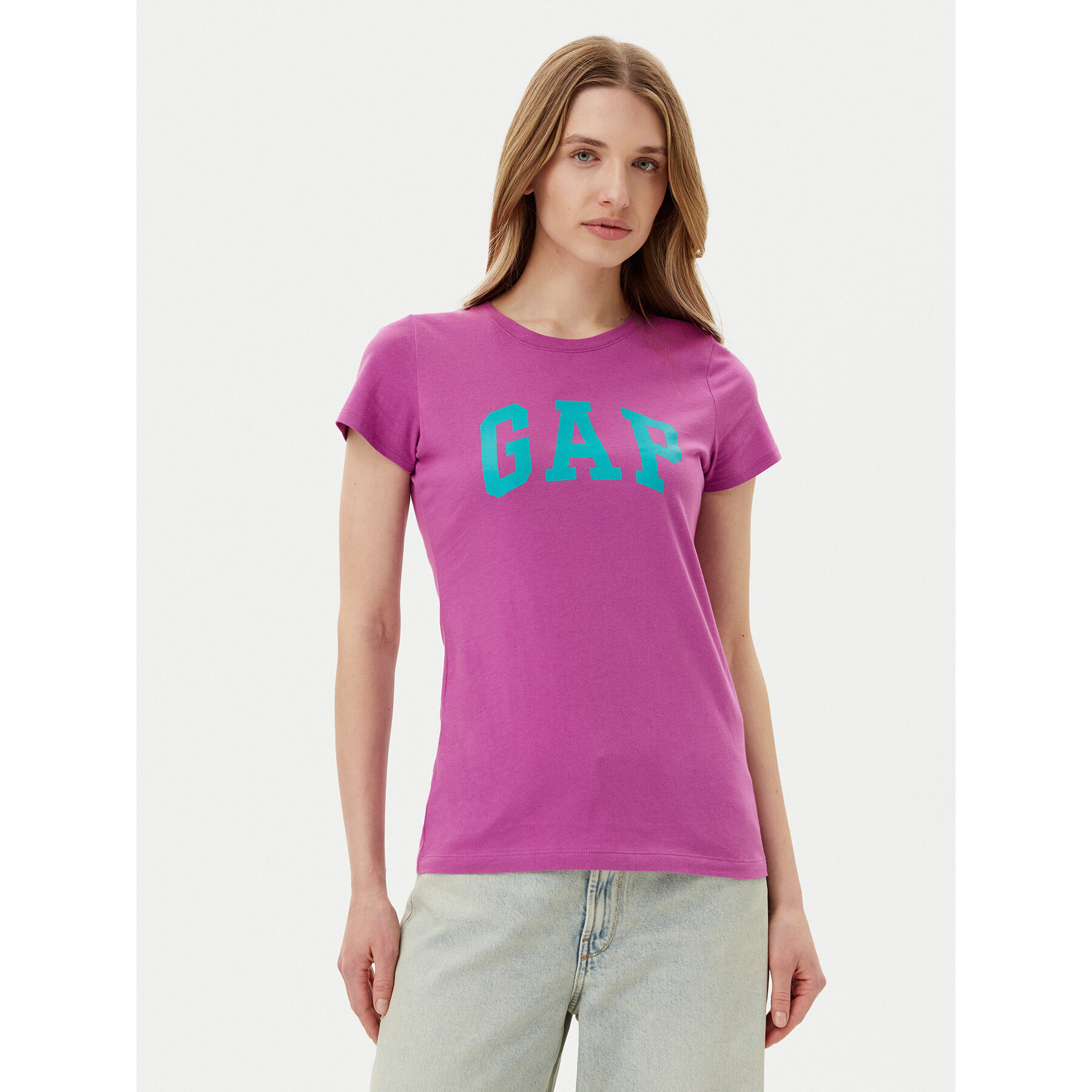 Gap T-Shirt 776775-07 Fioletowy Regular Fit