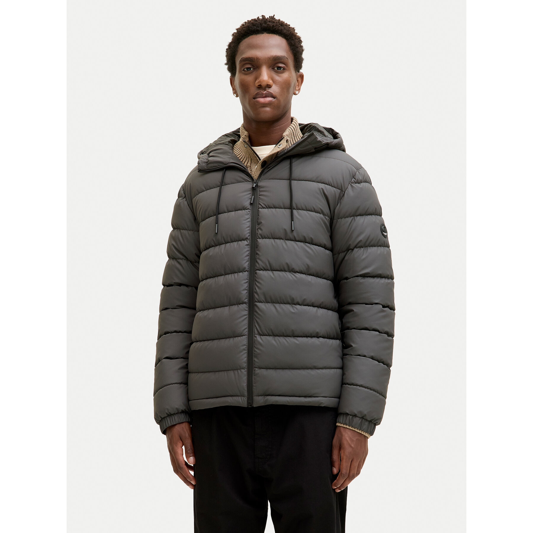 Jack & Jones Kurtka zimowa Point 12285924 Szary Regular Fit