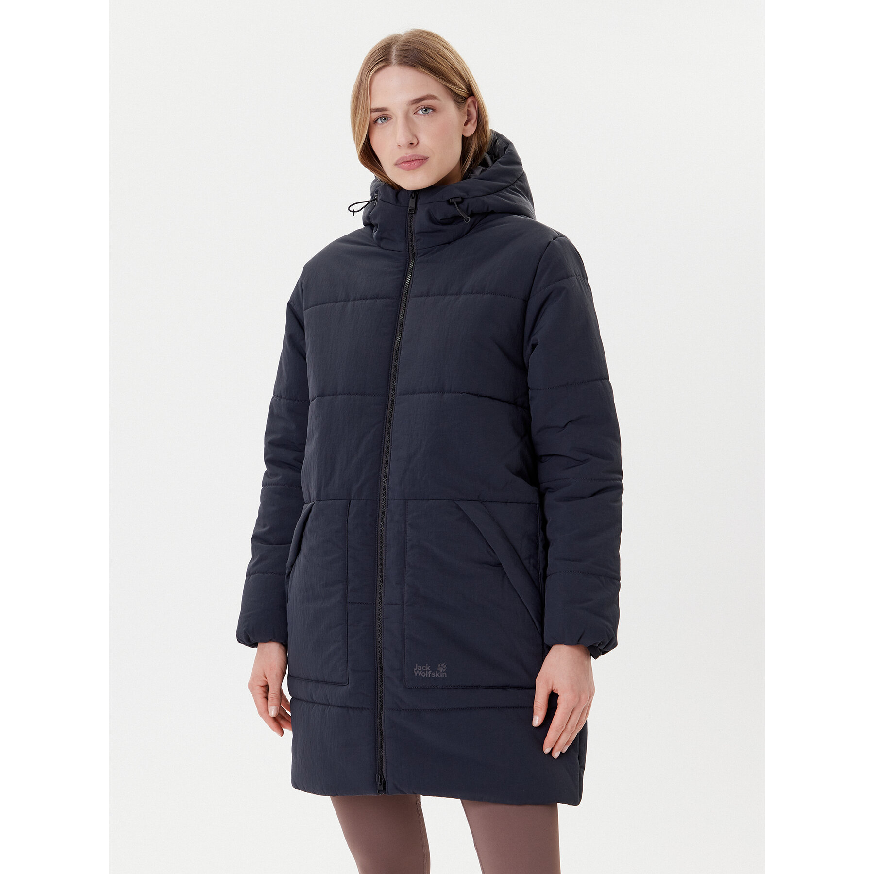 Jack Wolfskin Kurtka zimowa Northern Lite Coat A65067 Granatowy Regular Fit