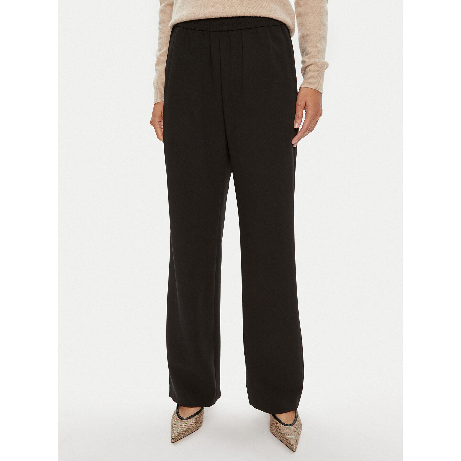 MAX&Co. Spodnie materiałowe Pret 2426136071200 Czarny Regular Fit