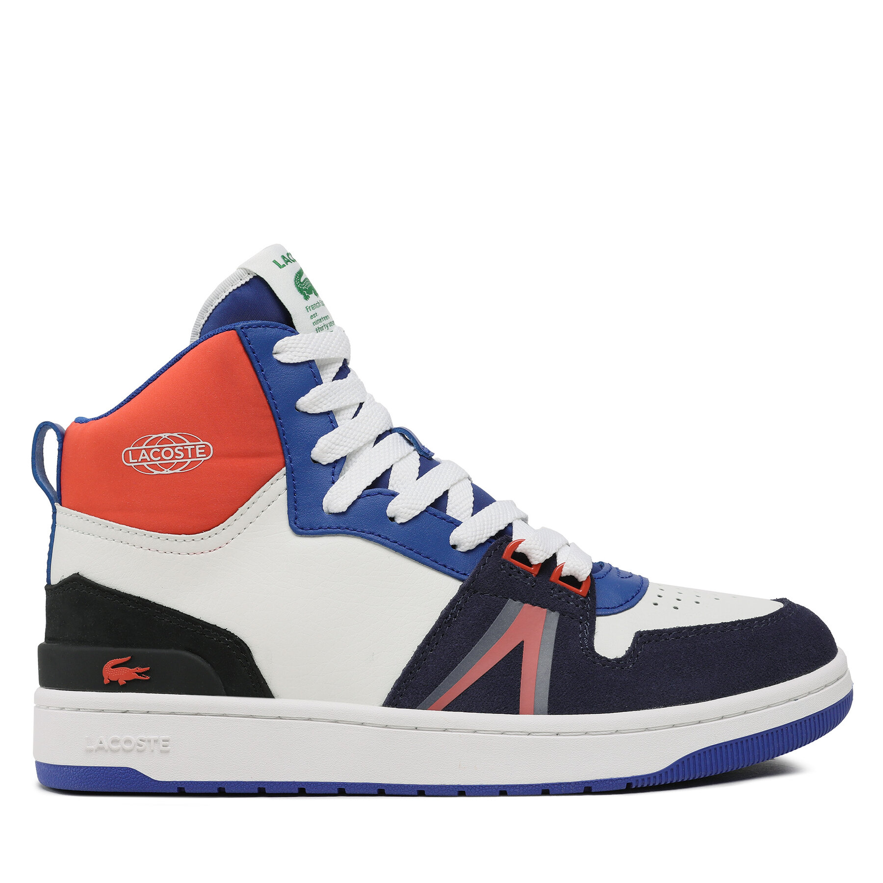 Lacoste Sneakersy L001 Mid 123 1 Sma 745SMA0027042 Biały