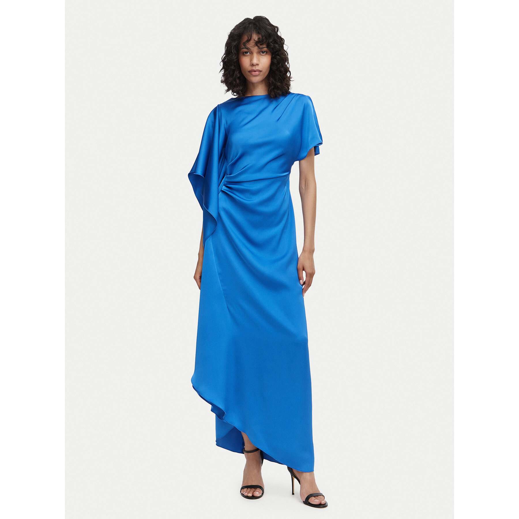ACCESS FASHION Sukienka wieczorowa 63-3354-122 Niebieski Regular Fit