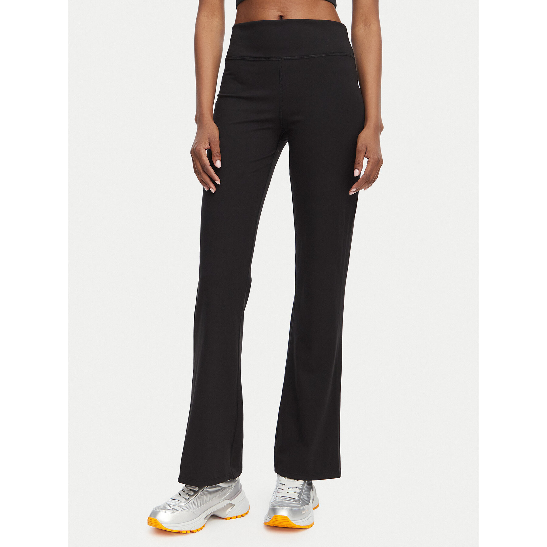 Calvin Klein Performance Legginsy LVGWS6L644 Czarny Flared Leg
