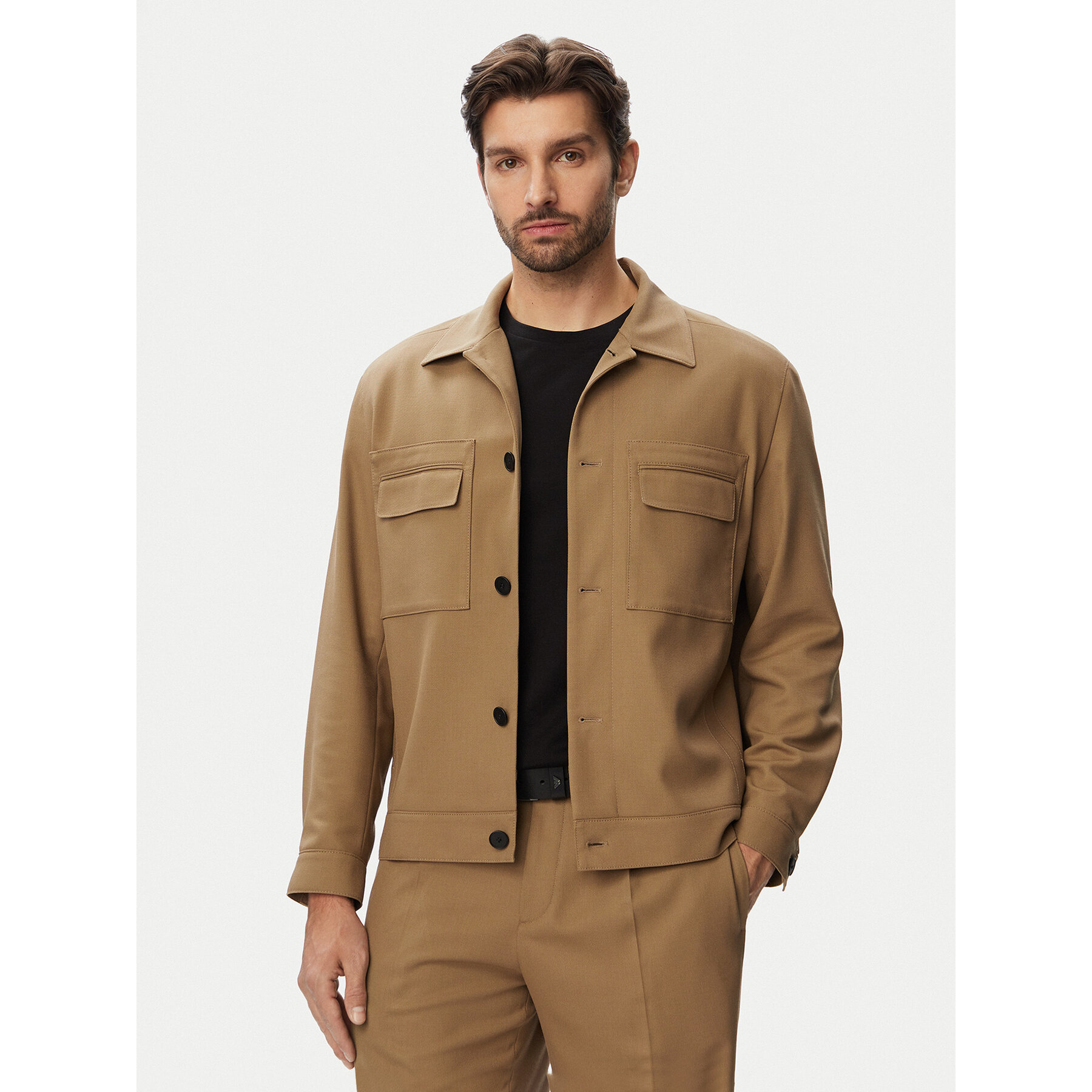 HUGO Kurtka przejściowa Juliano243F1 50555258 Beżowy Slim Fit