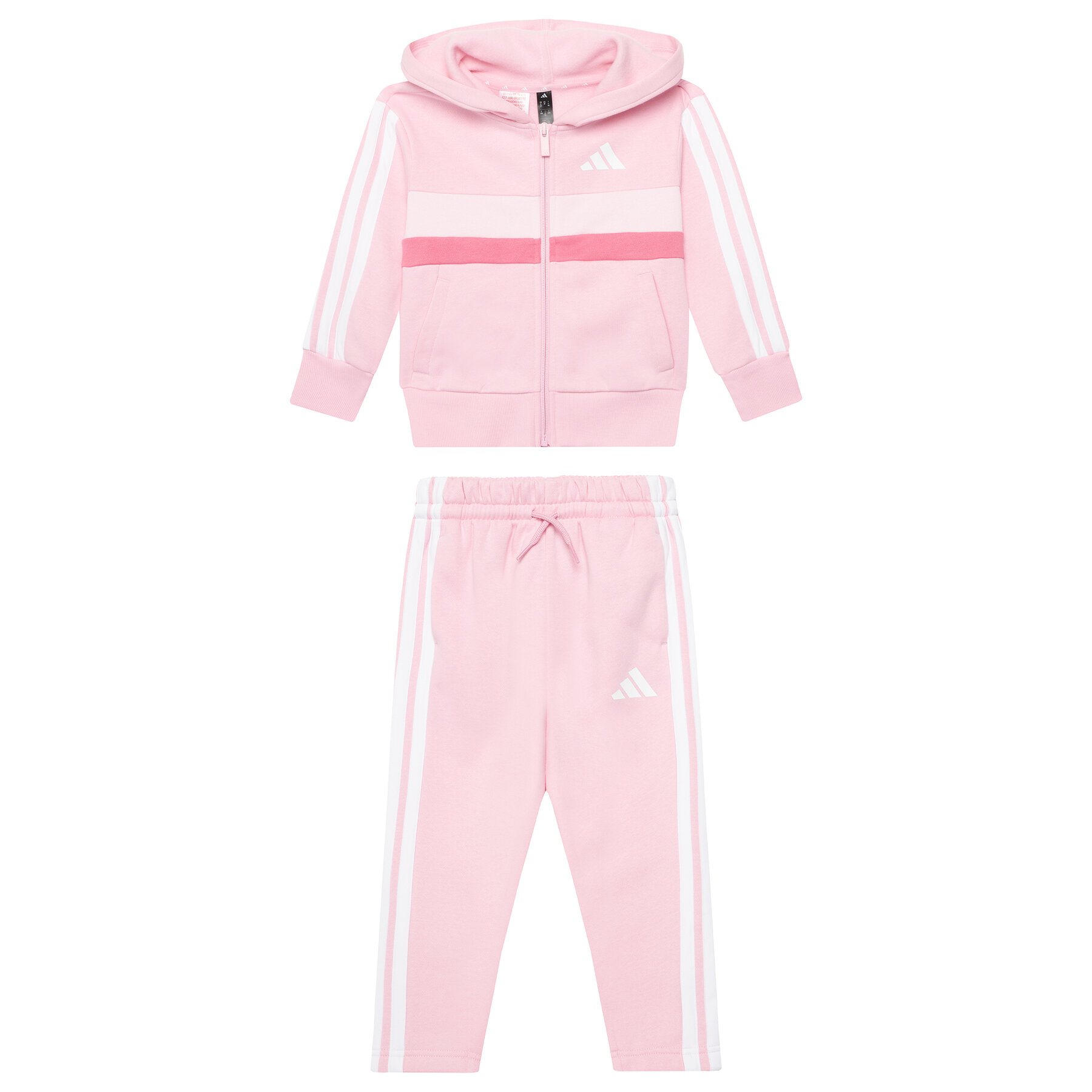 adidas Dres Seasonal Essentials Tiberio 3-Stripes JI6206 Różowy Regular Fit