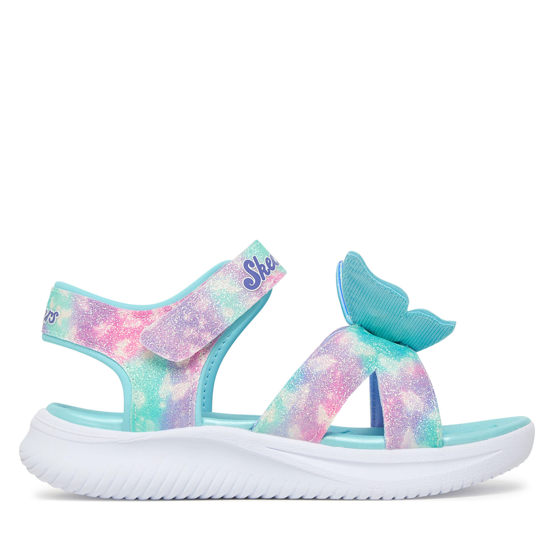 Skechers Sandały Jumpsters Sandal - Butterfly Brites 303109L/AQMT Niebieski