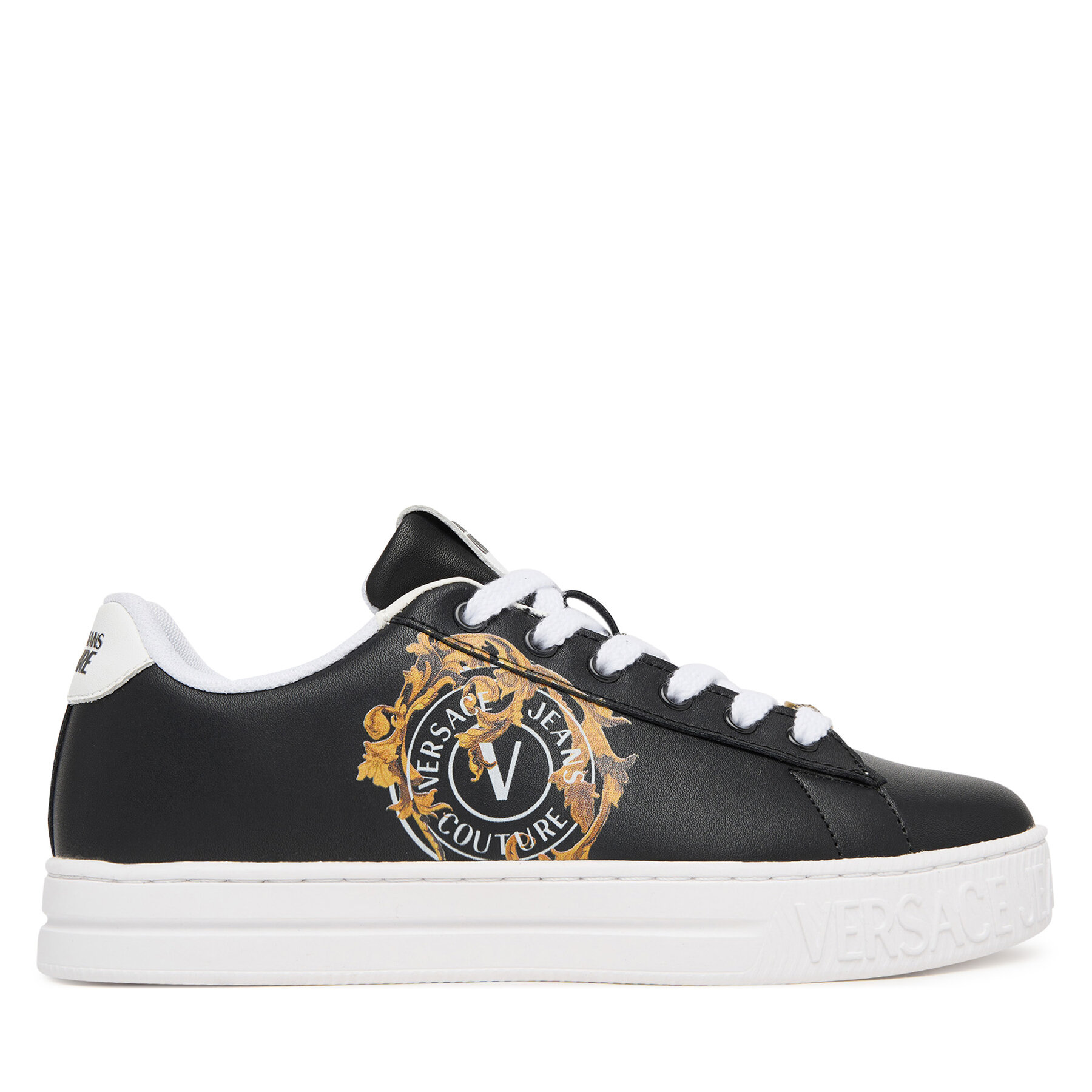 Versace Jeans Couture Sneakersy 79VA3SK3 Czarny