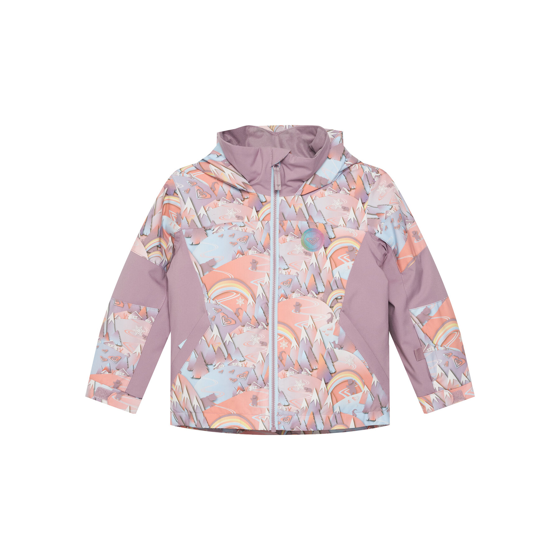Roxy Kurtka narciarska Snowy Tale ERLTJ03026 Różowy Regular Fit