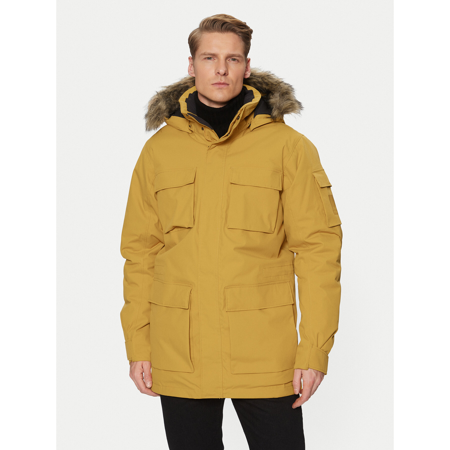 Jack Wolfskin Kurtka zimowa Glacier Canyon 1107674 Żółty Regular Fit