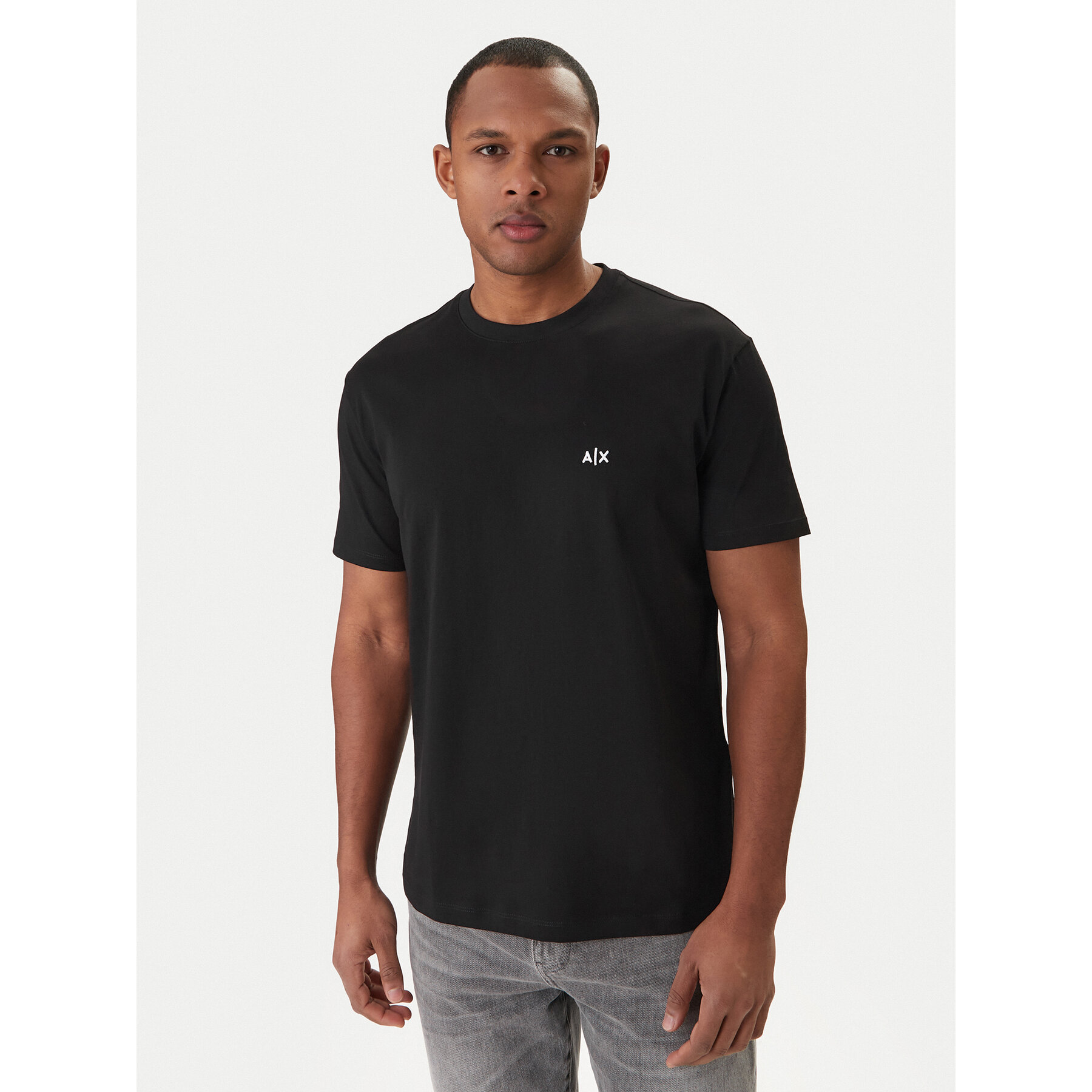 Armani Exchange T-Shirt XM001568 AF10358 UC001 Czarny Regular Fit