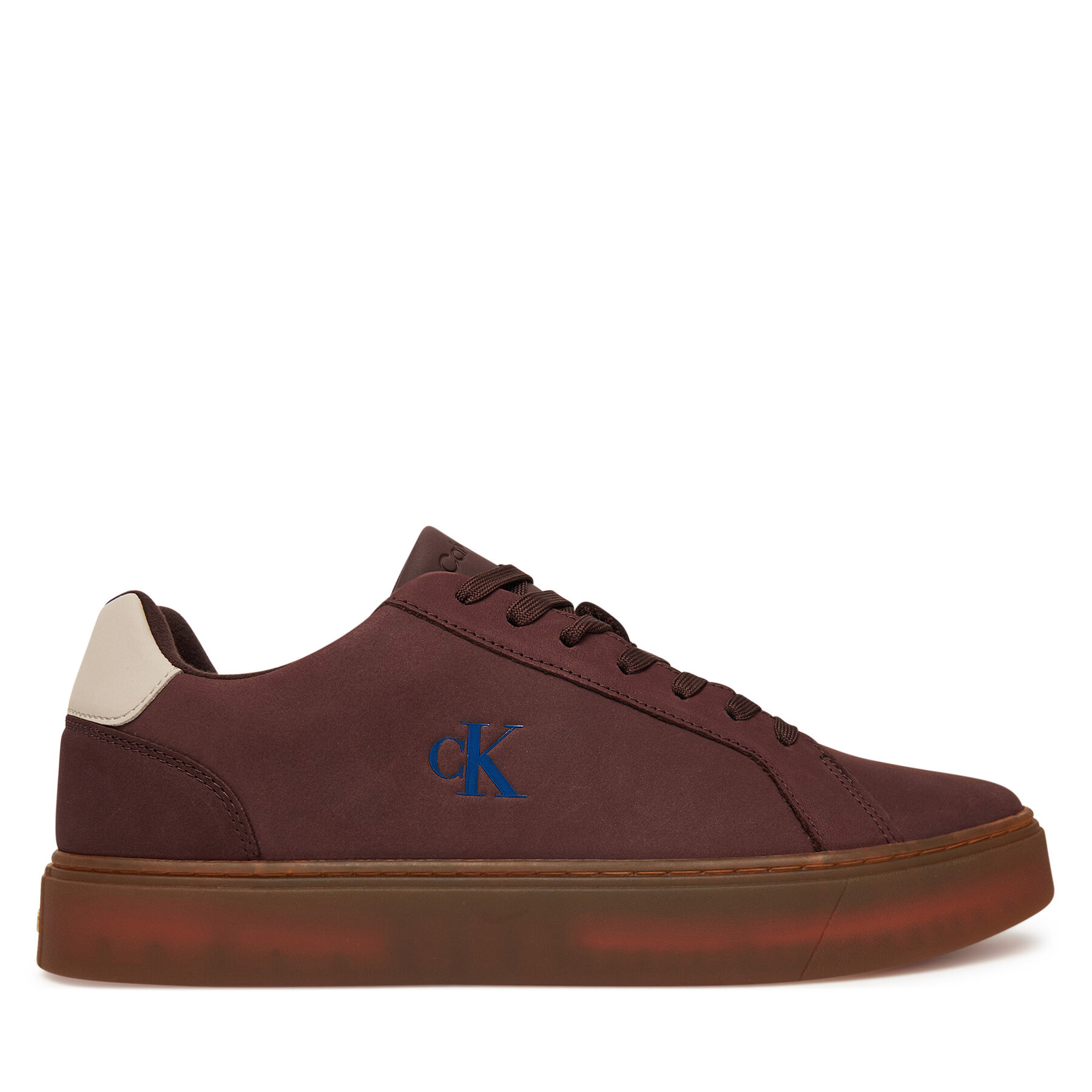 Calvin Klein Sneakersy Classic Cupsole Laceup YM0YM01432 Fioletowy