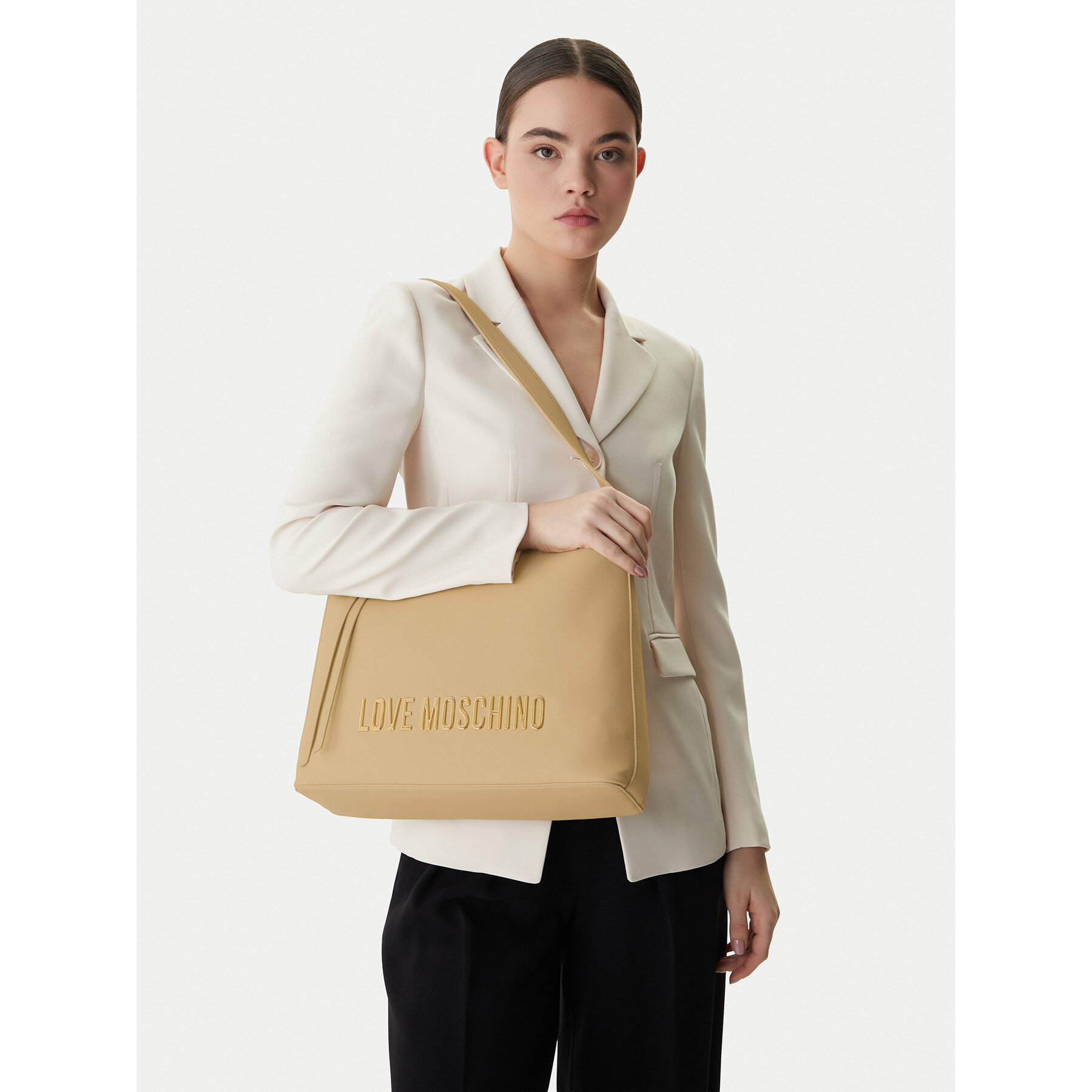 LOVE MOSCHINO Torebka JC4108PP1OKD0129 Beżowy