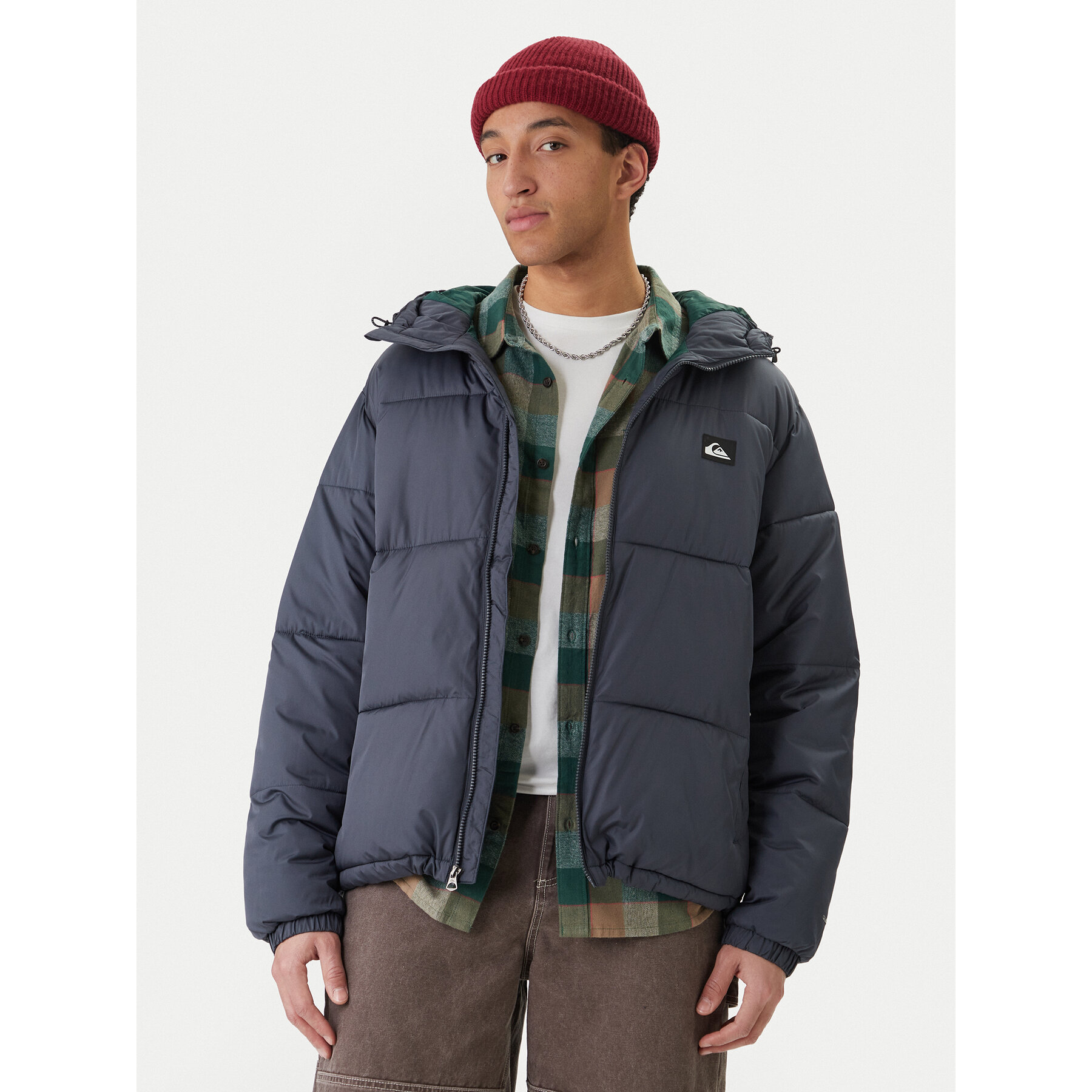 Quiksilver Kurtka zimowa Cold Days EQYJK04173 Granatowy Regular Fit