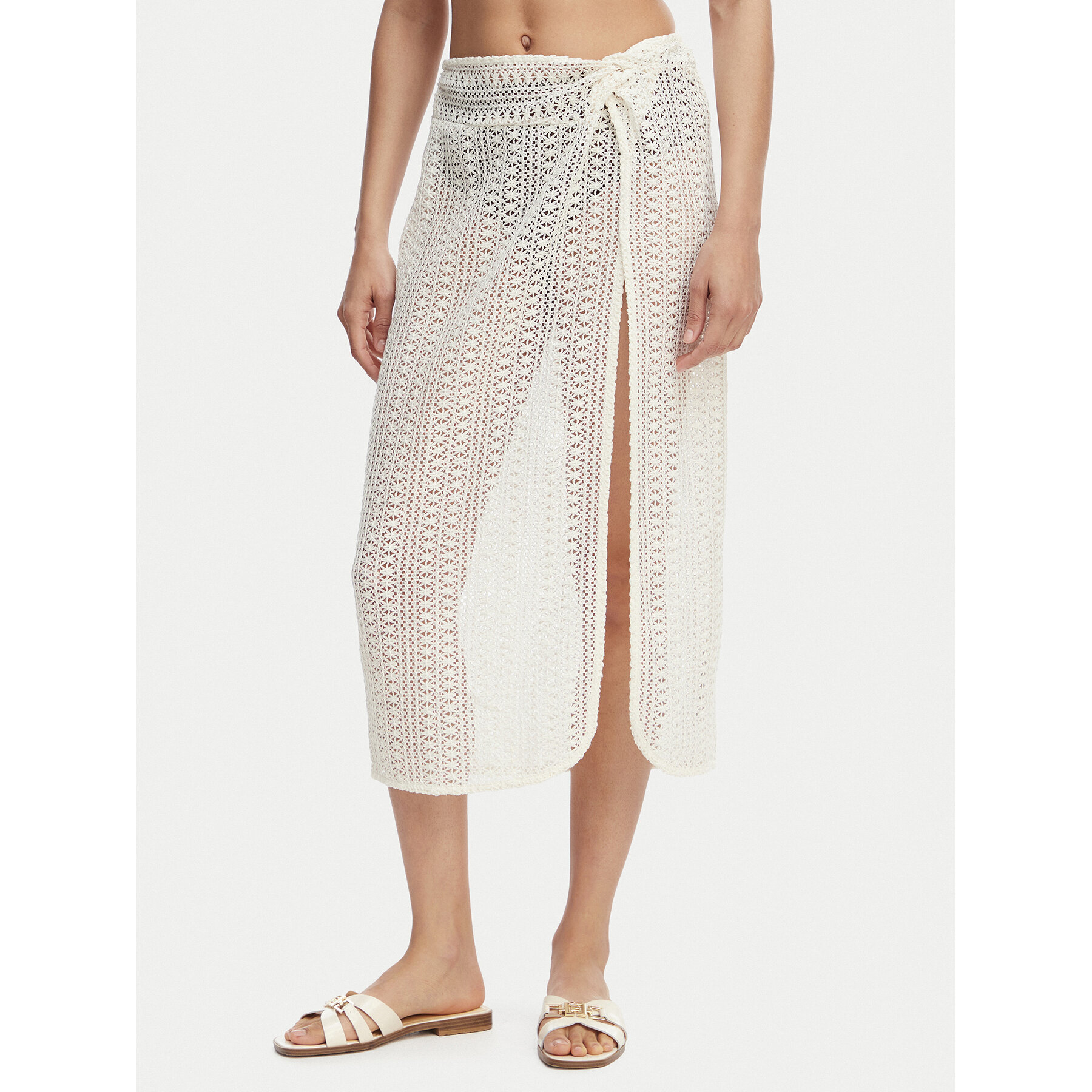 Ysabel Mora Spódnica midi 86284 Beżowy jasny Regular Fit
