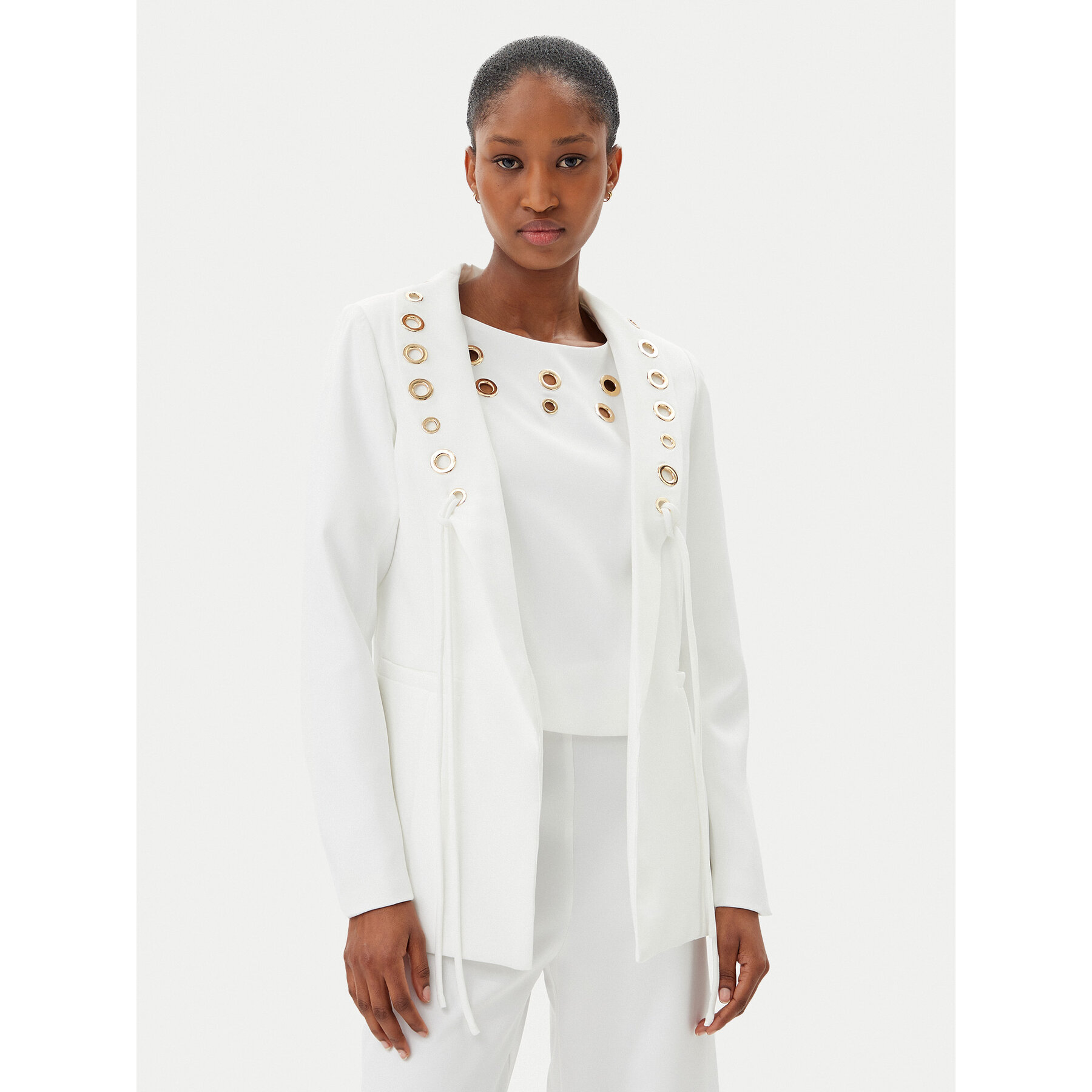 Artigli Marynarka ACGI000745 Biały Regular Fit