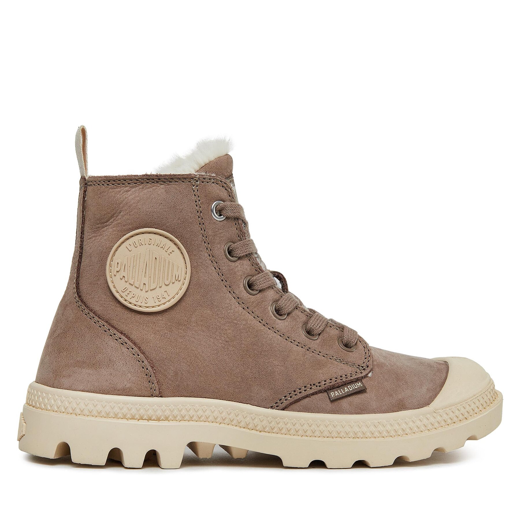 Palladium Trapery Pampa Hi Zip Wl 95982-212-M Brązowy