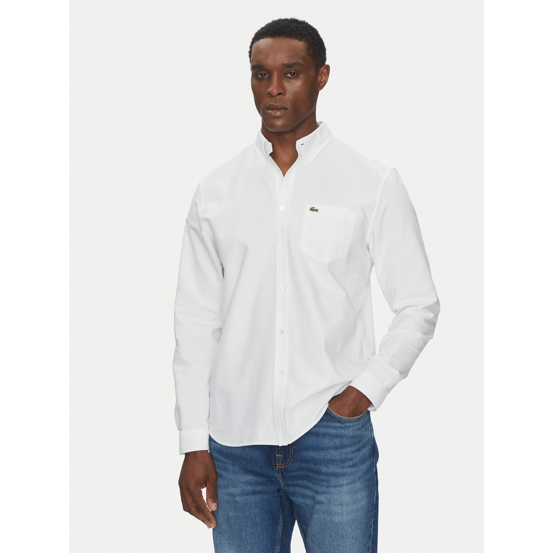 Lacoste Koszula CH1911 Biały Regular Fit