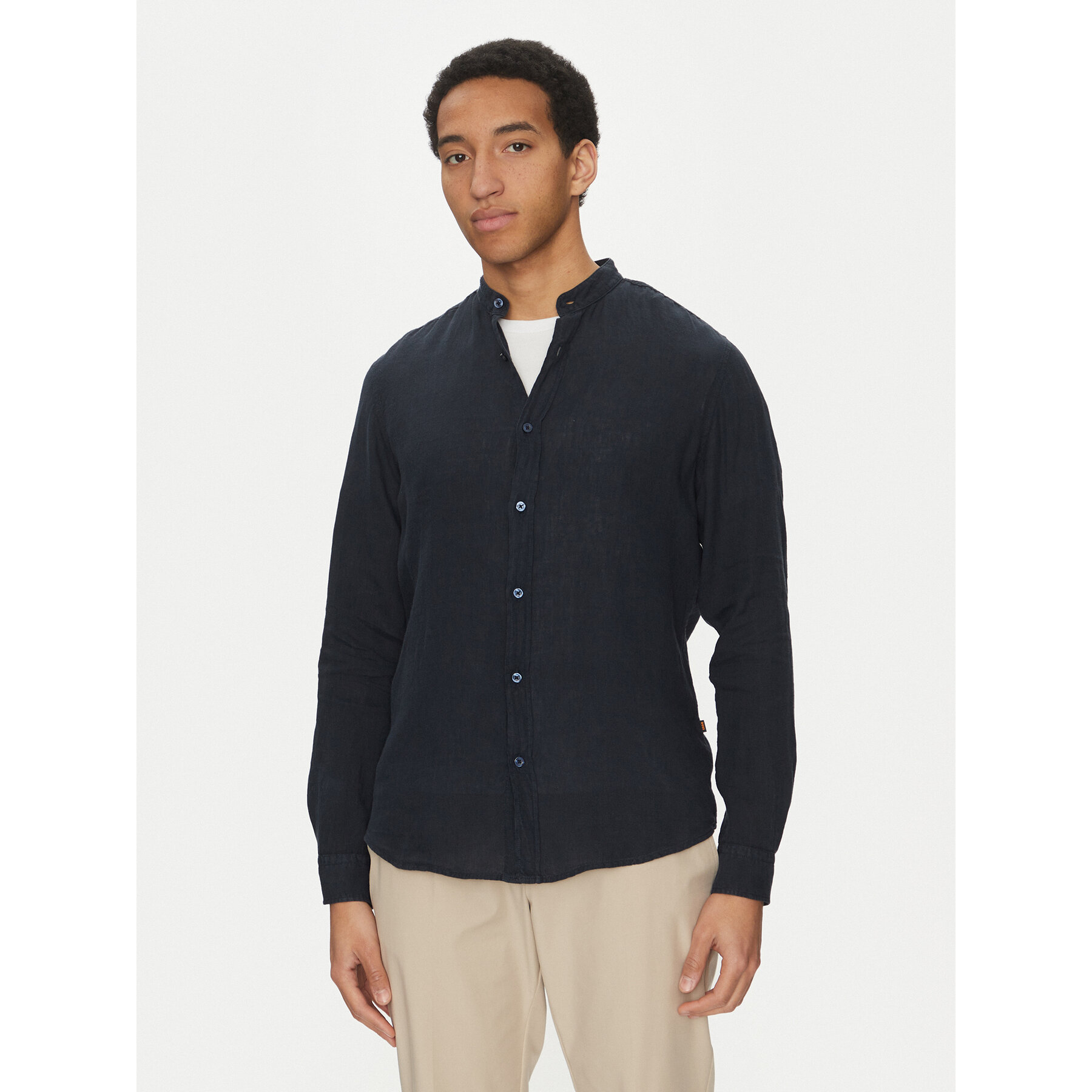 BOSS Koszula 50537369 Granatowy Regular Fit