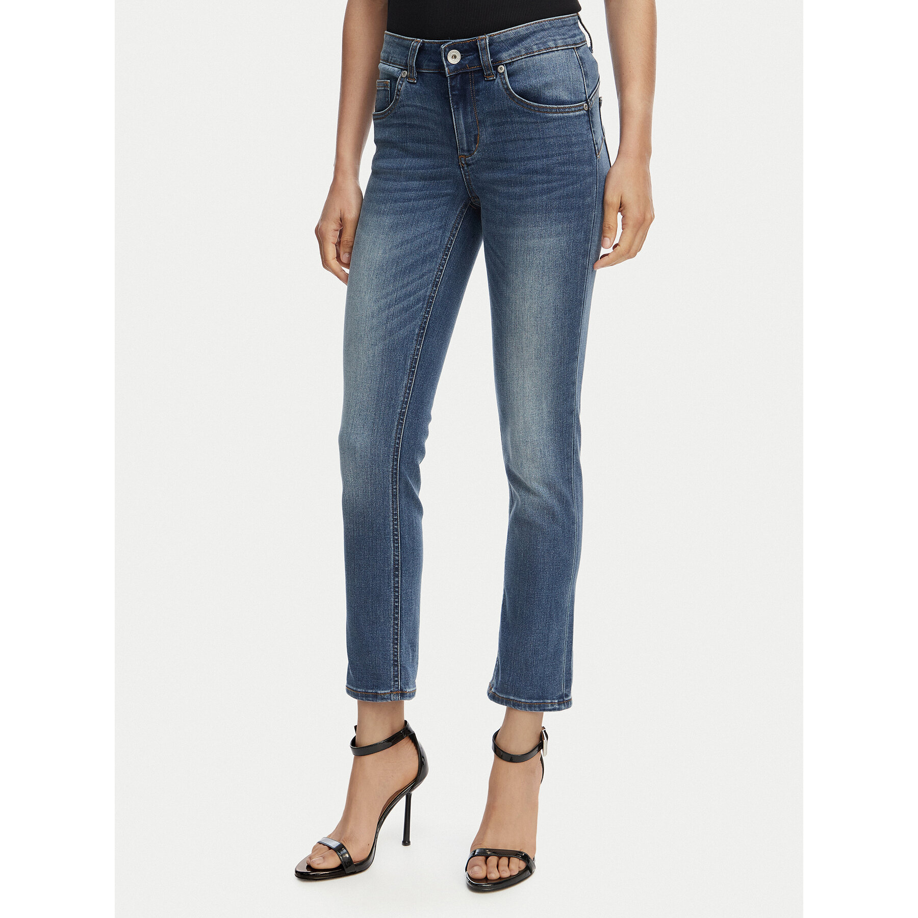 Liu Jo Jeansy UA6006 D0318 Granatowy Slim Fit