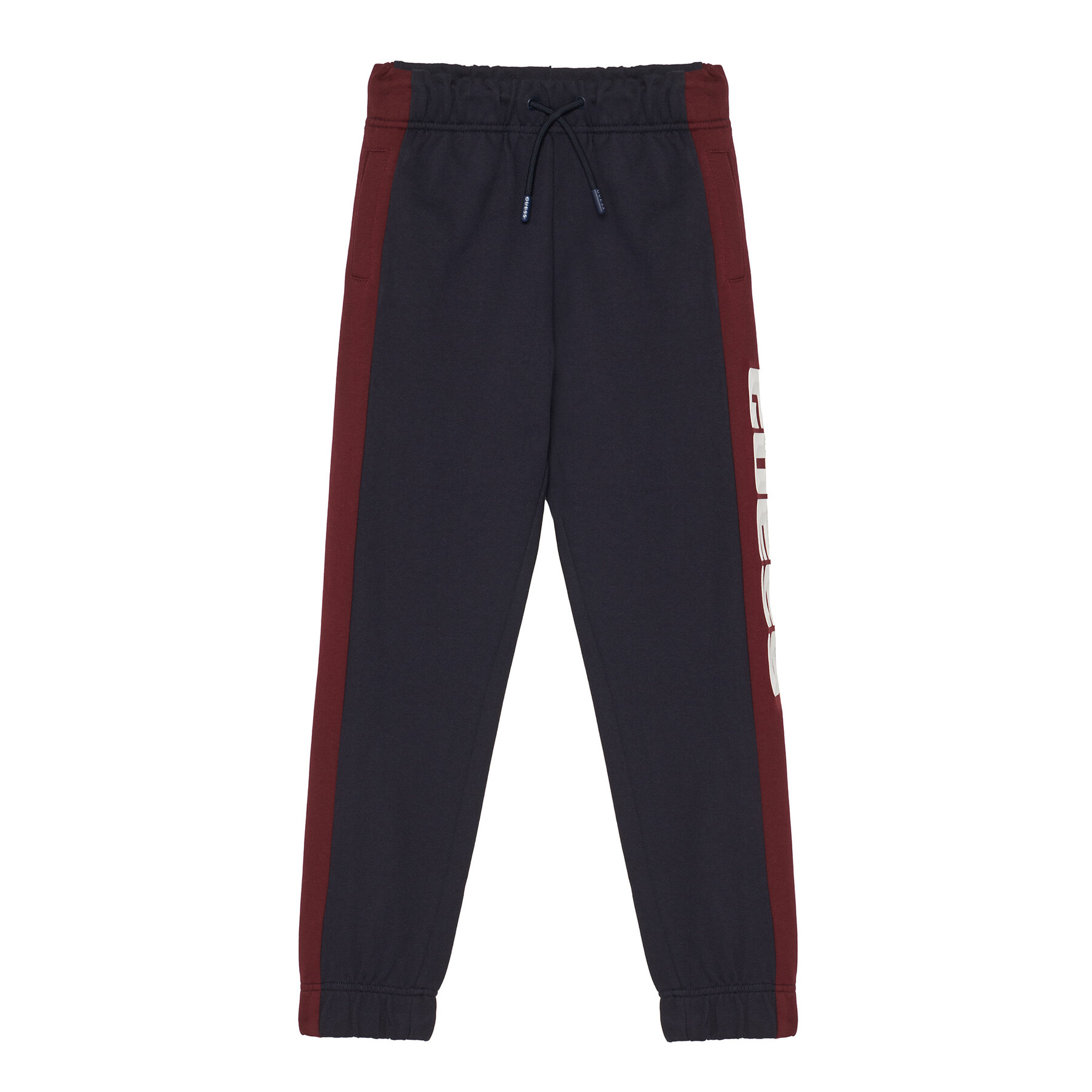 Guess Spodnie dresowe L6RB01 KA6R4 Granatowy Regular Fit