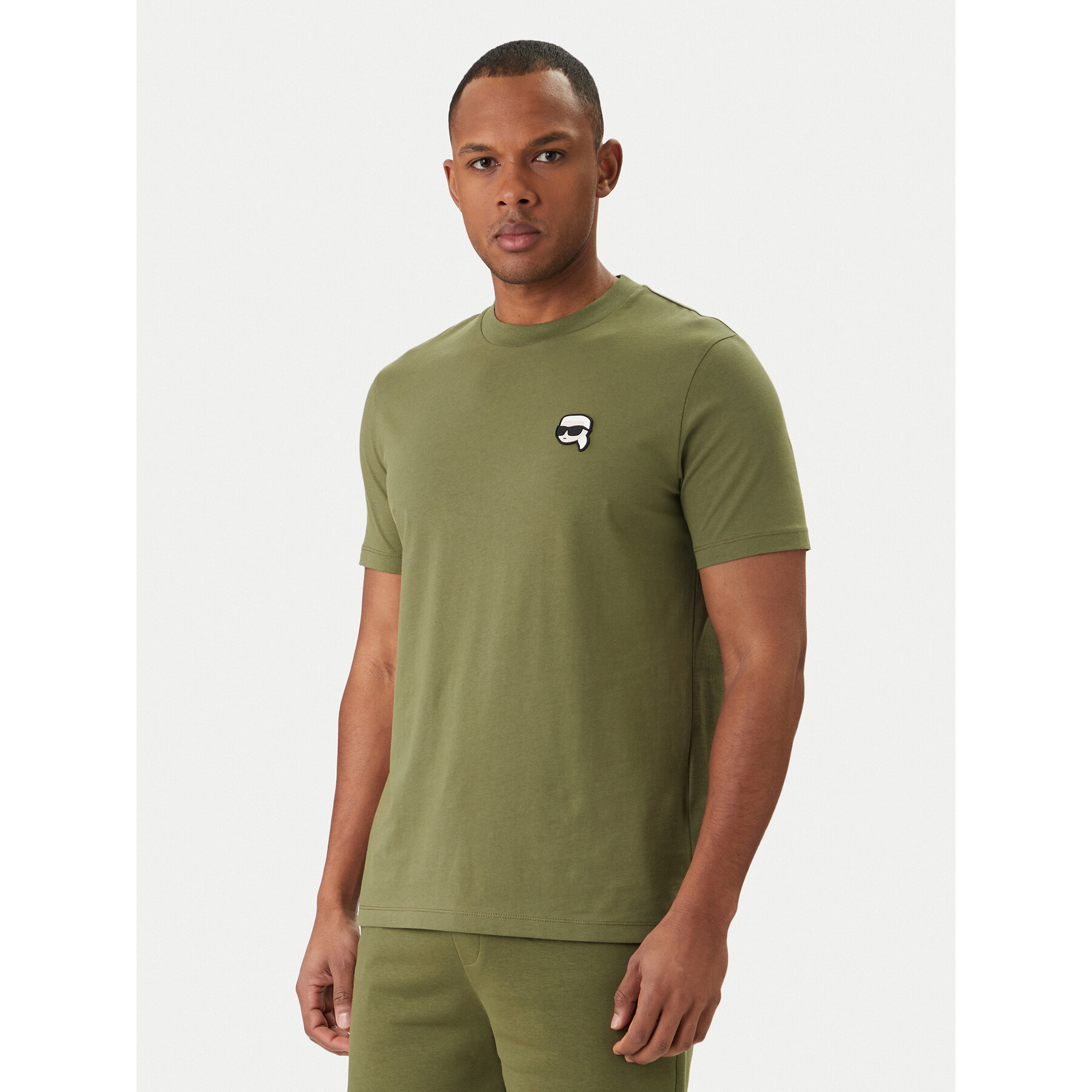 KARL LAGERFELD T-Shirt 755710 562224 Zielony Regular Fit