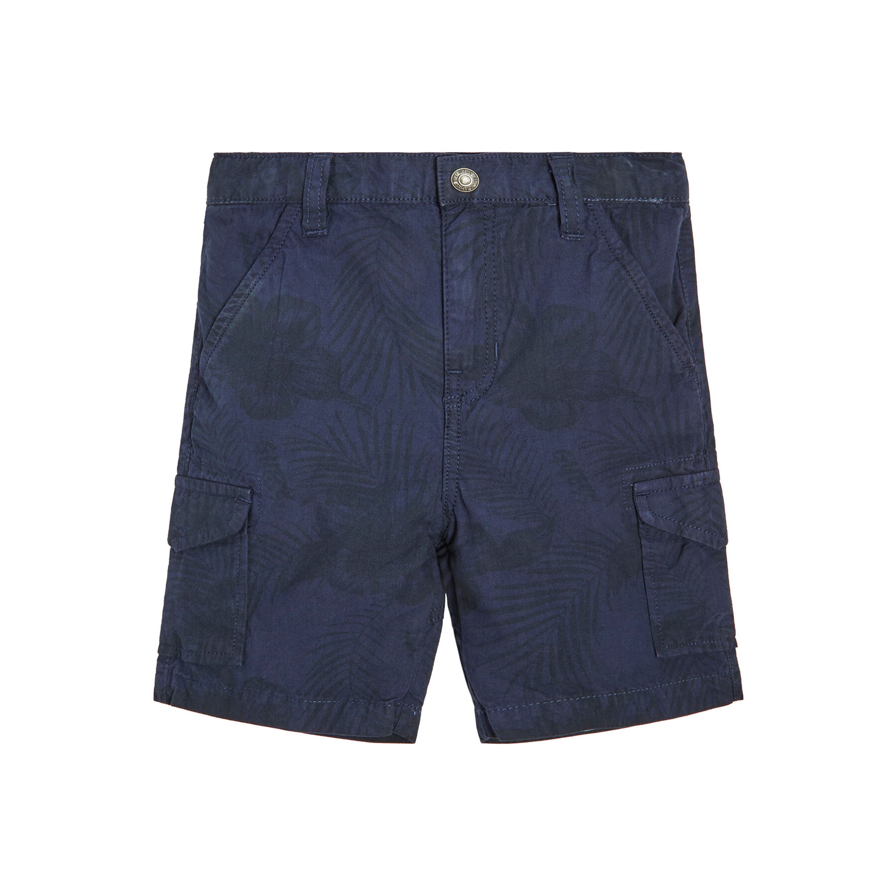 Guess Szorty materiałowe N3GD12 WFCB0 Niebieski Regular Fit