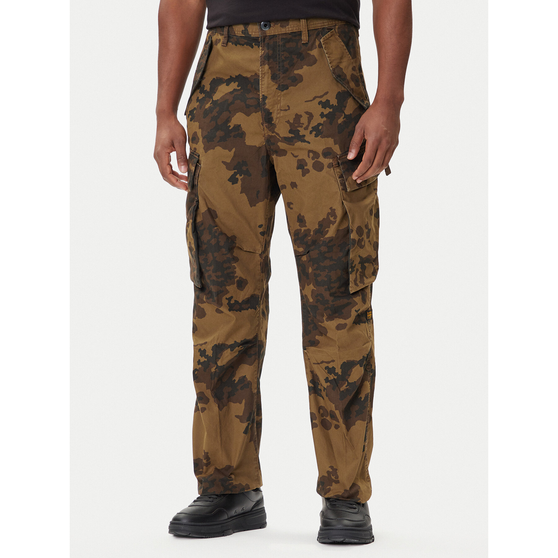 G-Star Raw Spodnie materiałowe R-3N D25224-D553 Zielony Straight Fit