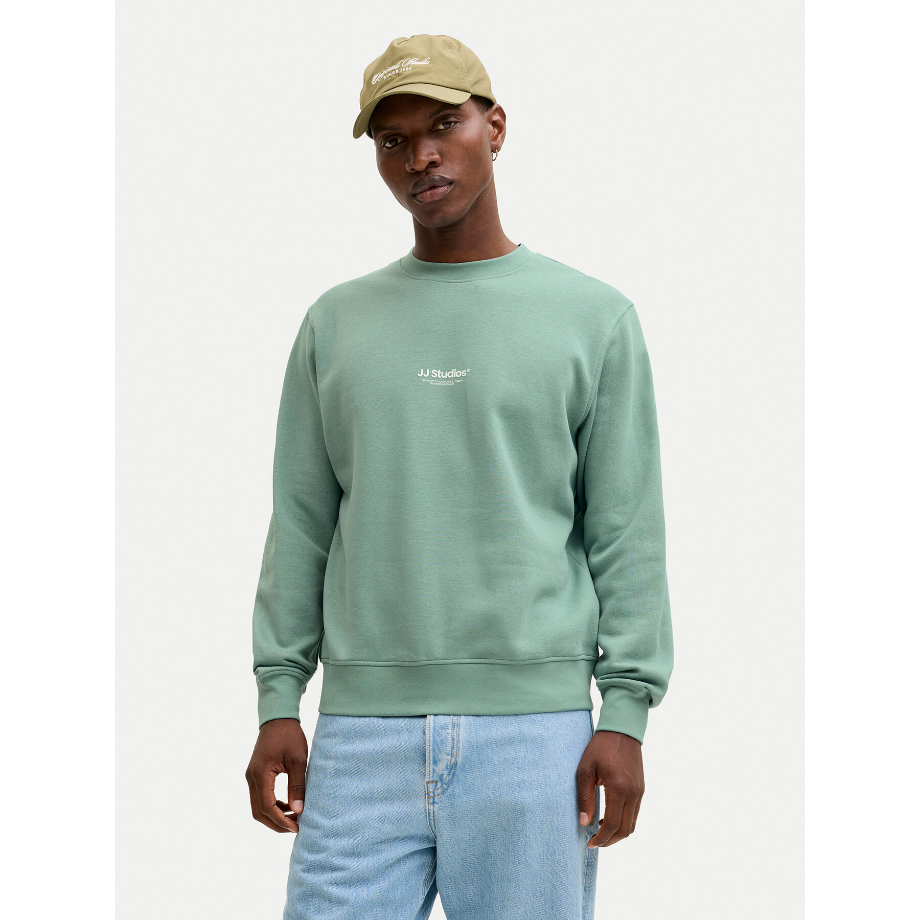 Jack & Jones Bluza Soho 12278791 Zielony Relaxed Fit