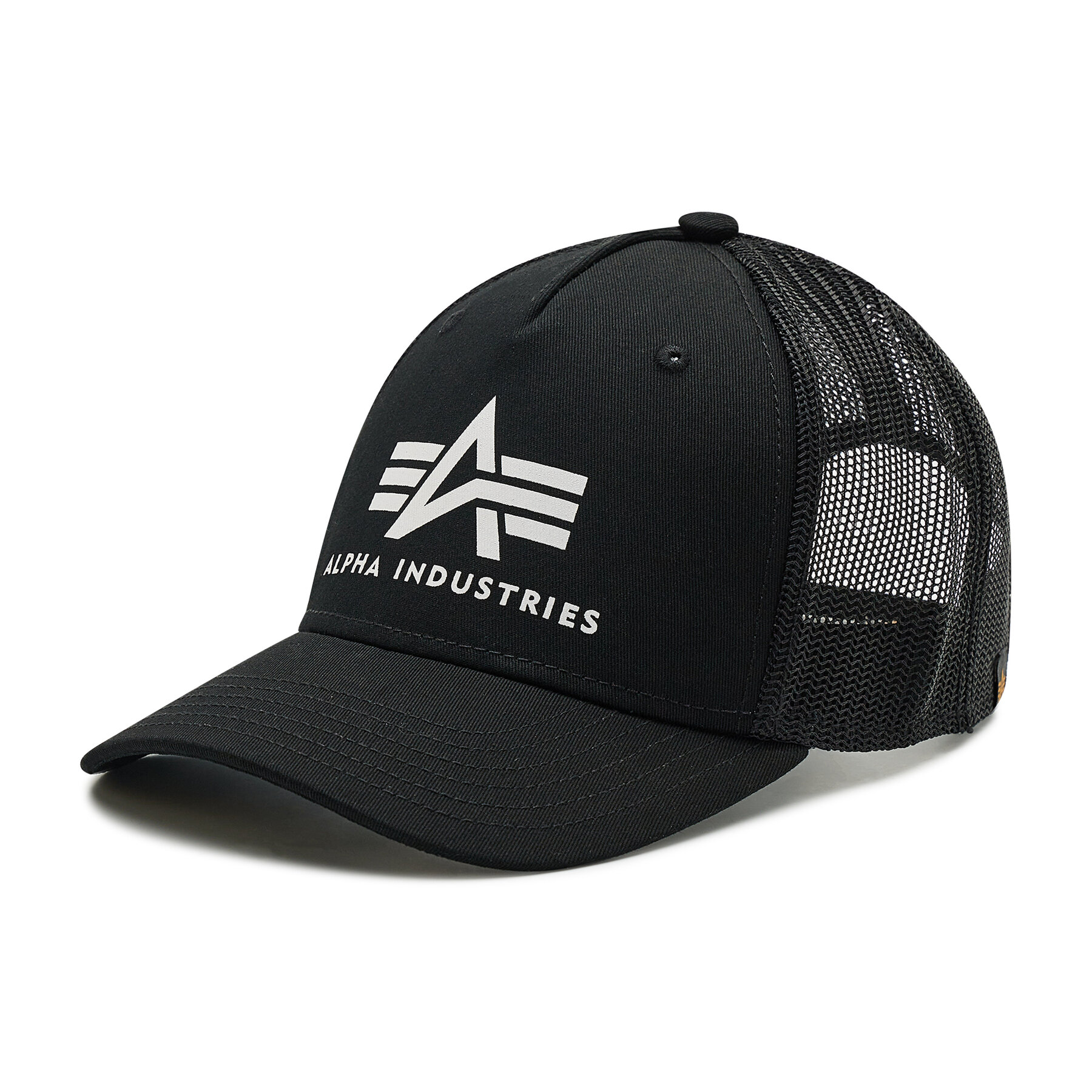Alpha Industries Czapka z daszkiem Basic Trucker Cap 186902 Czarny