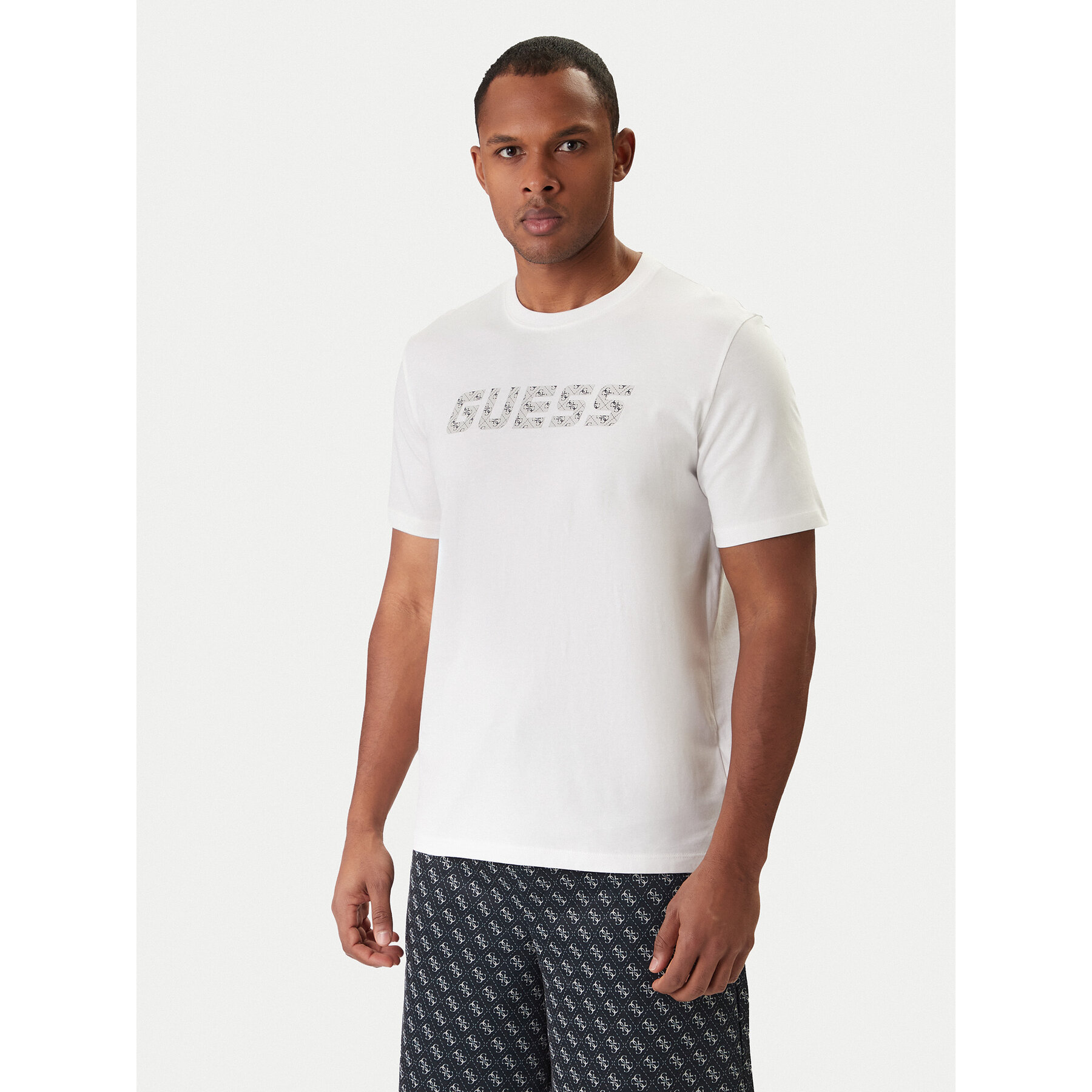 Guess T-Shirt Z6RI15 I3Z14 Biały Regular Fit
