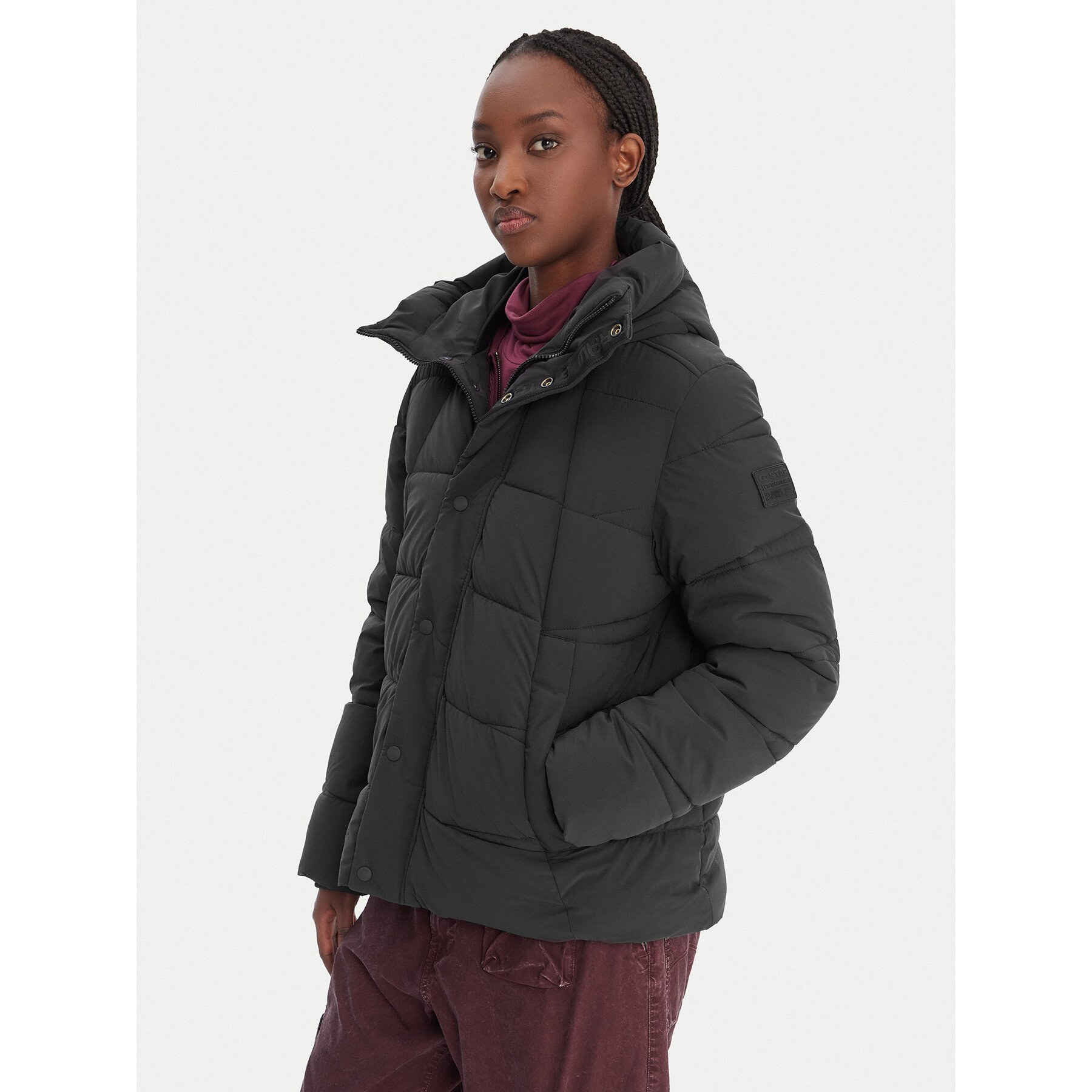 G-Star Raw Kurtka zimowa D26959-D518 Czarny Regular Fit
