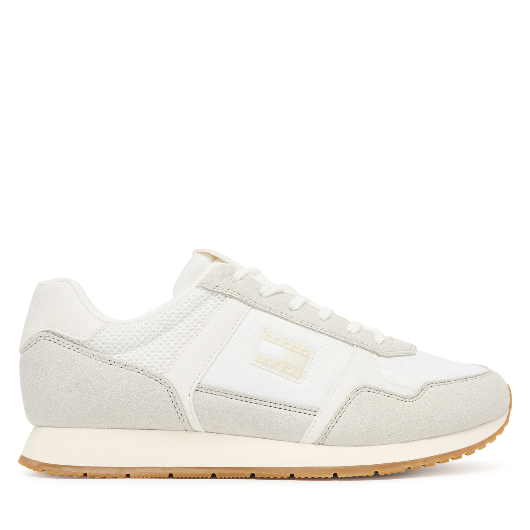 Tommy Jeans Sneakersy Tjm Runner Casual EM0EM01617 Écru