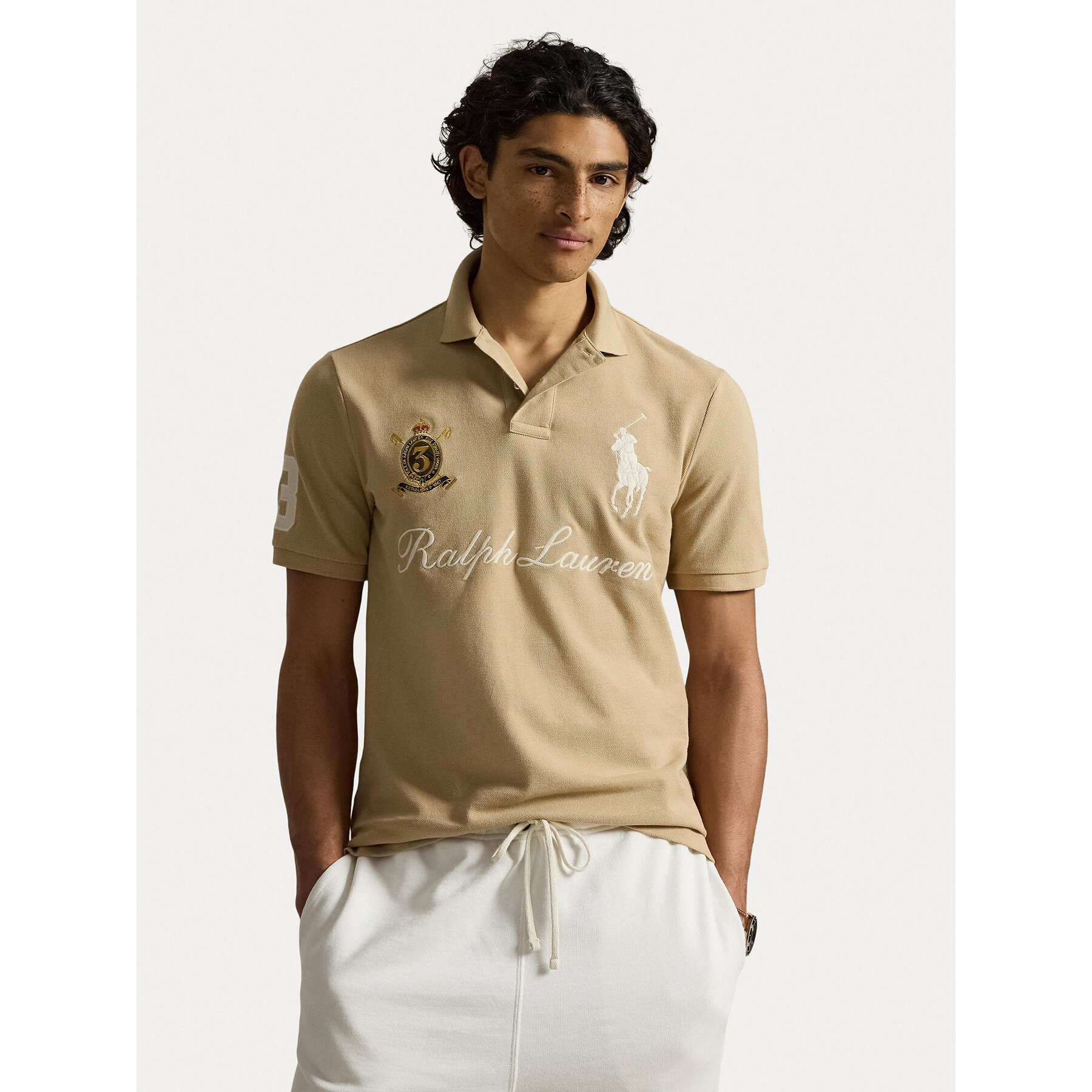 Polo Ralph Lauren Polo 710B20009003 Beżowy Regular Fit