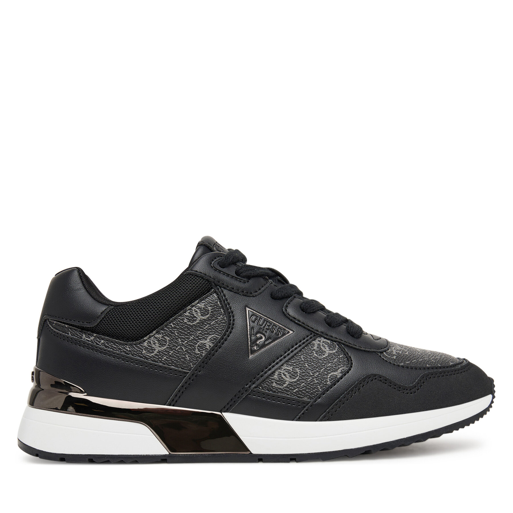Guess Sneakersy FLFMIC ELE12 Czarny