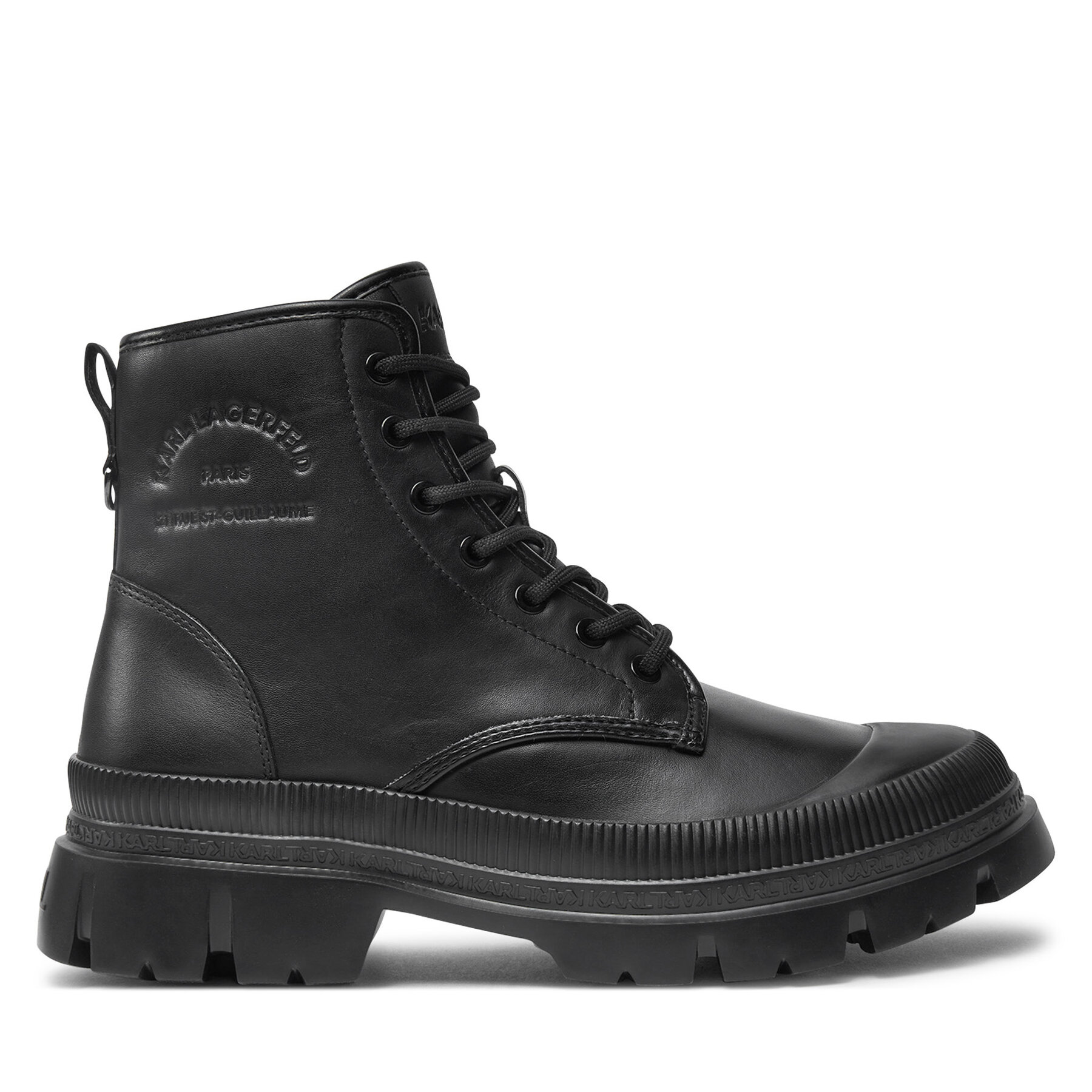 KARL LAGERFELD Kozaki KL25264A Czarny