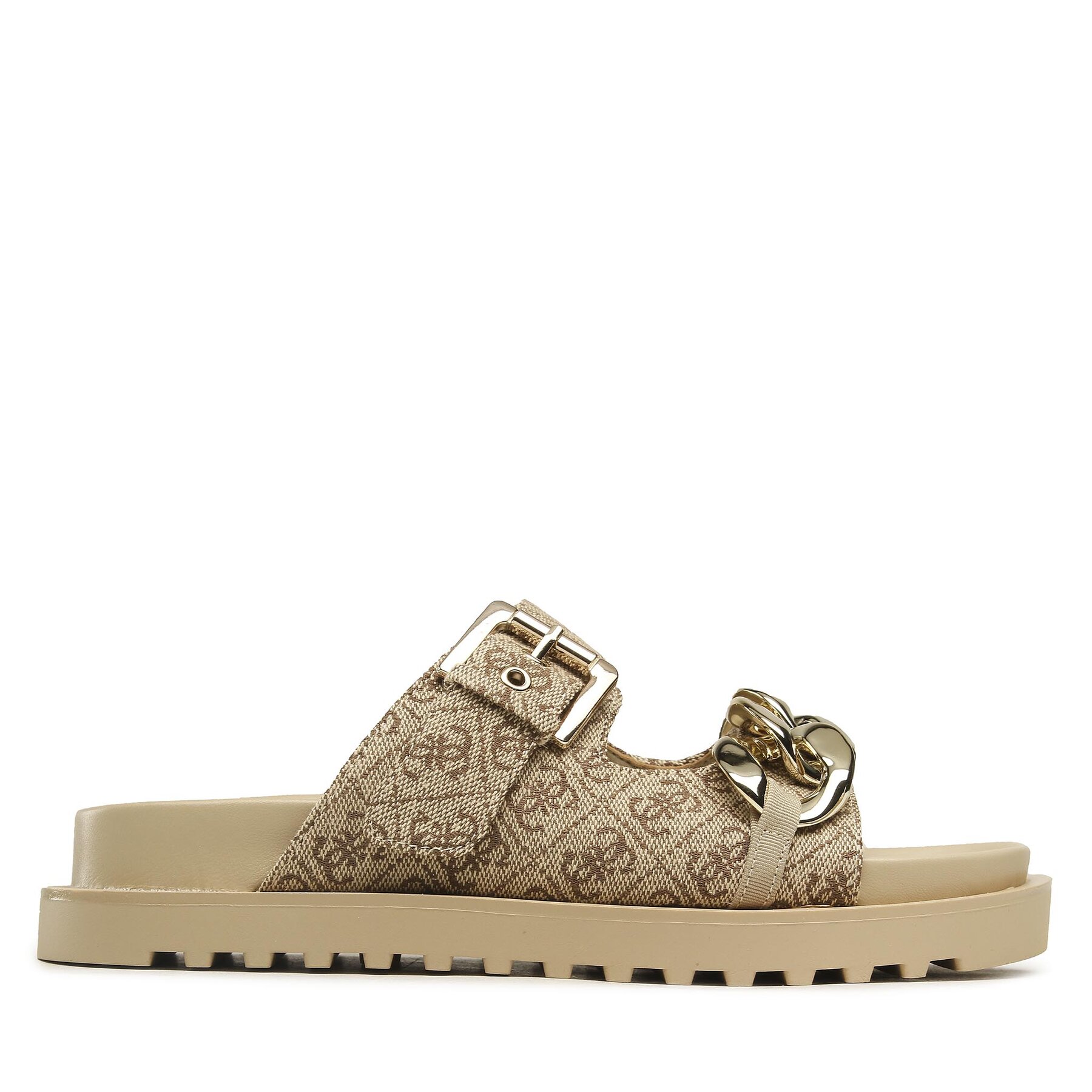 Guess Klapki Fatema2 FL6FT2 FAL03 Brązowy