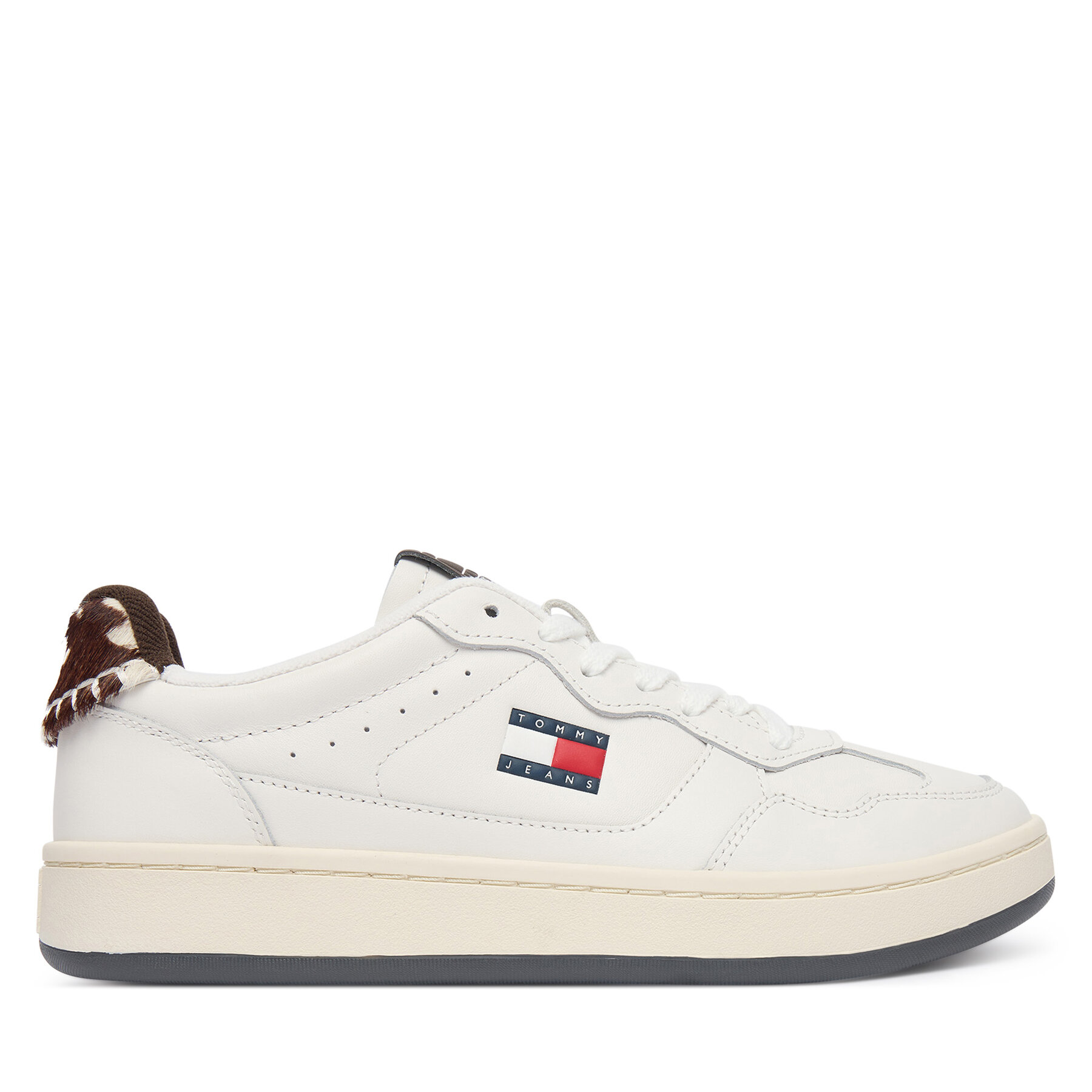 Tommy Jeans Sneakersy Archive '98 Calf Hair Tab EN0EN03002 Écru