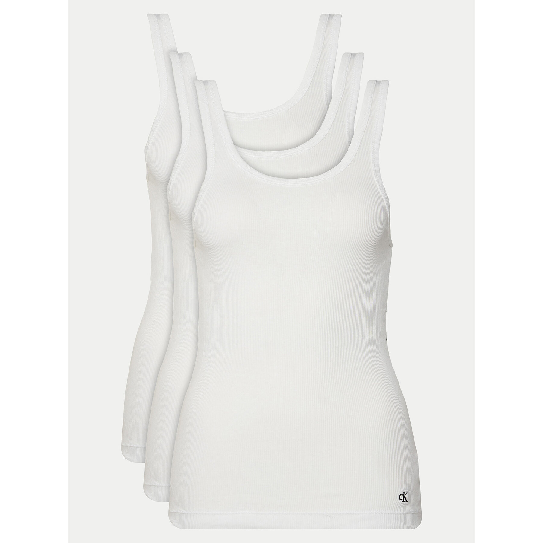 Calvin Klein Underwear Komplet topów LV00QS7493 Biały Regular Fit