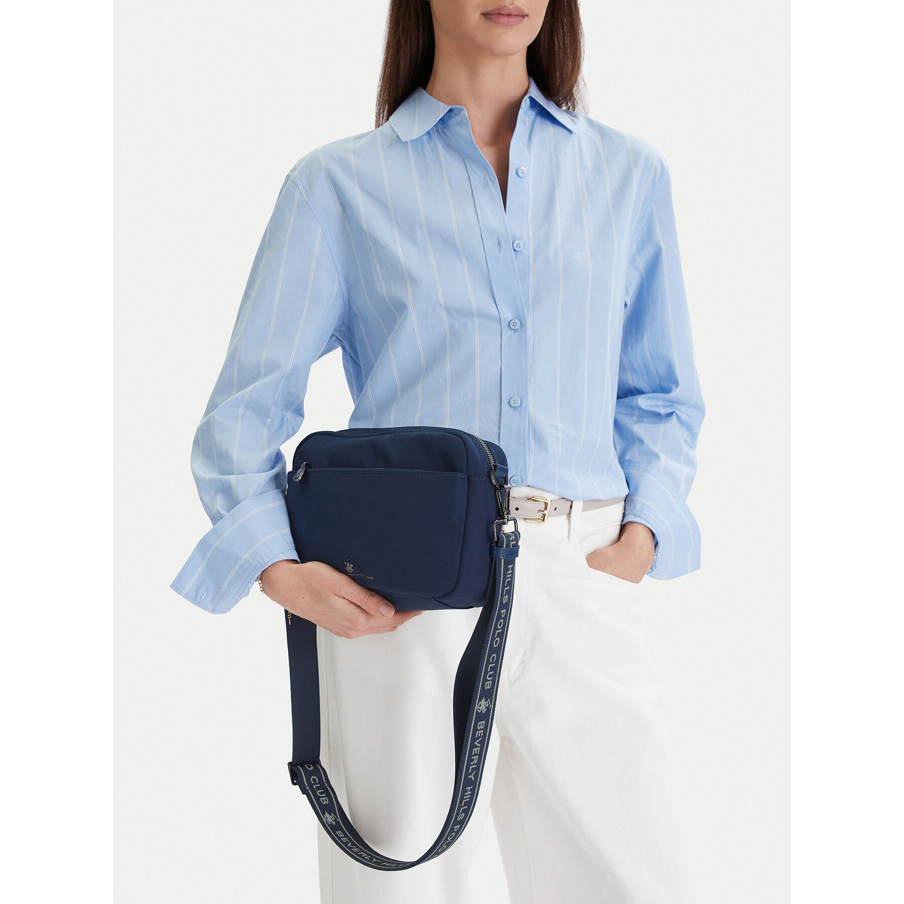 Beverly Hills Polo Club Torebka CEOWB-BHPC-L-007-09 Granatowy
