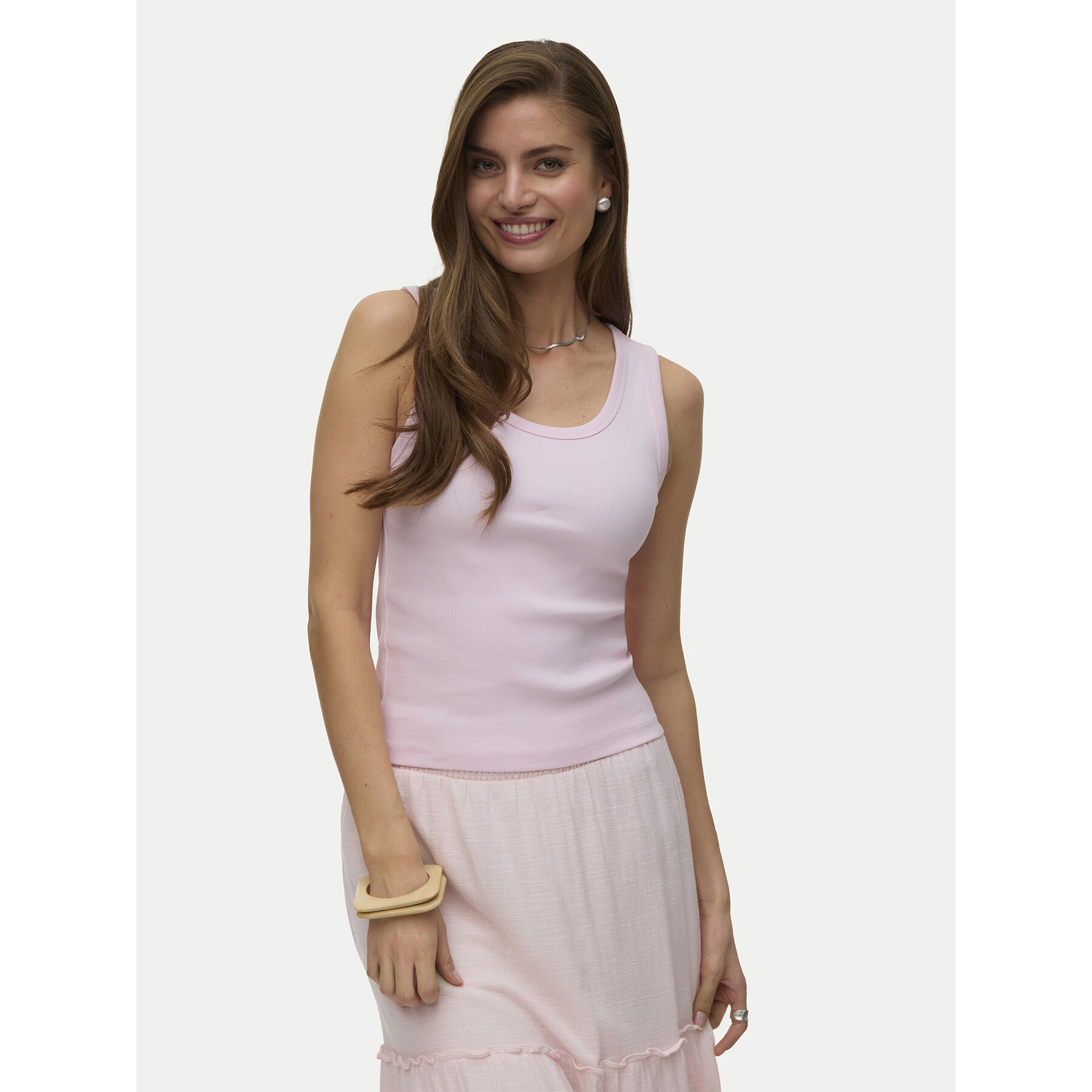 Vero Moda Top Chole 10344951 Różowy Regular Fit