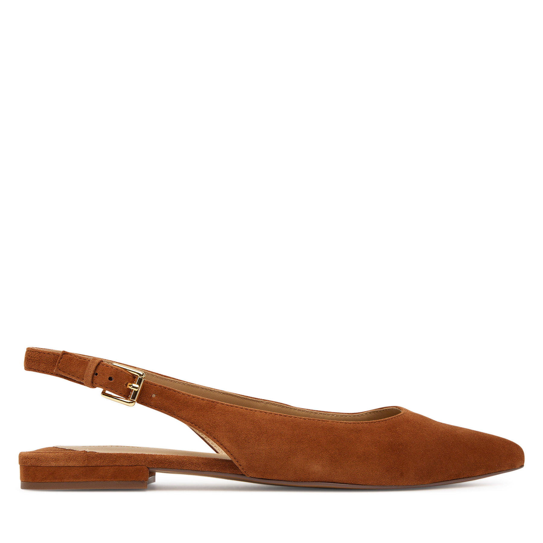 LAUREN RALPH LAUREN Baleriny 802967746002 Brązowy