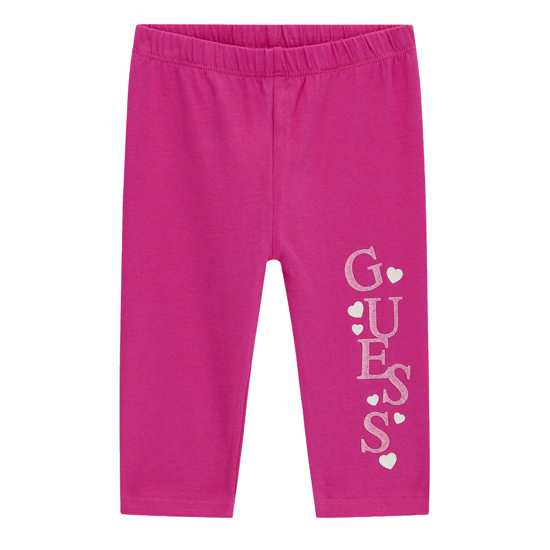 Guess Legginsy K6GB01 J1314 Różowy Slim Fit