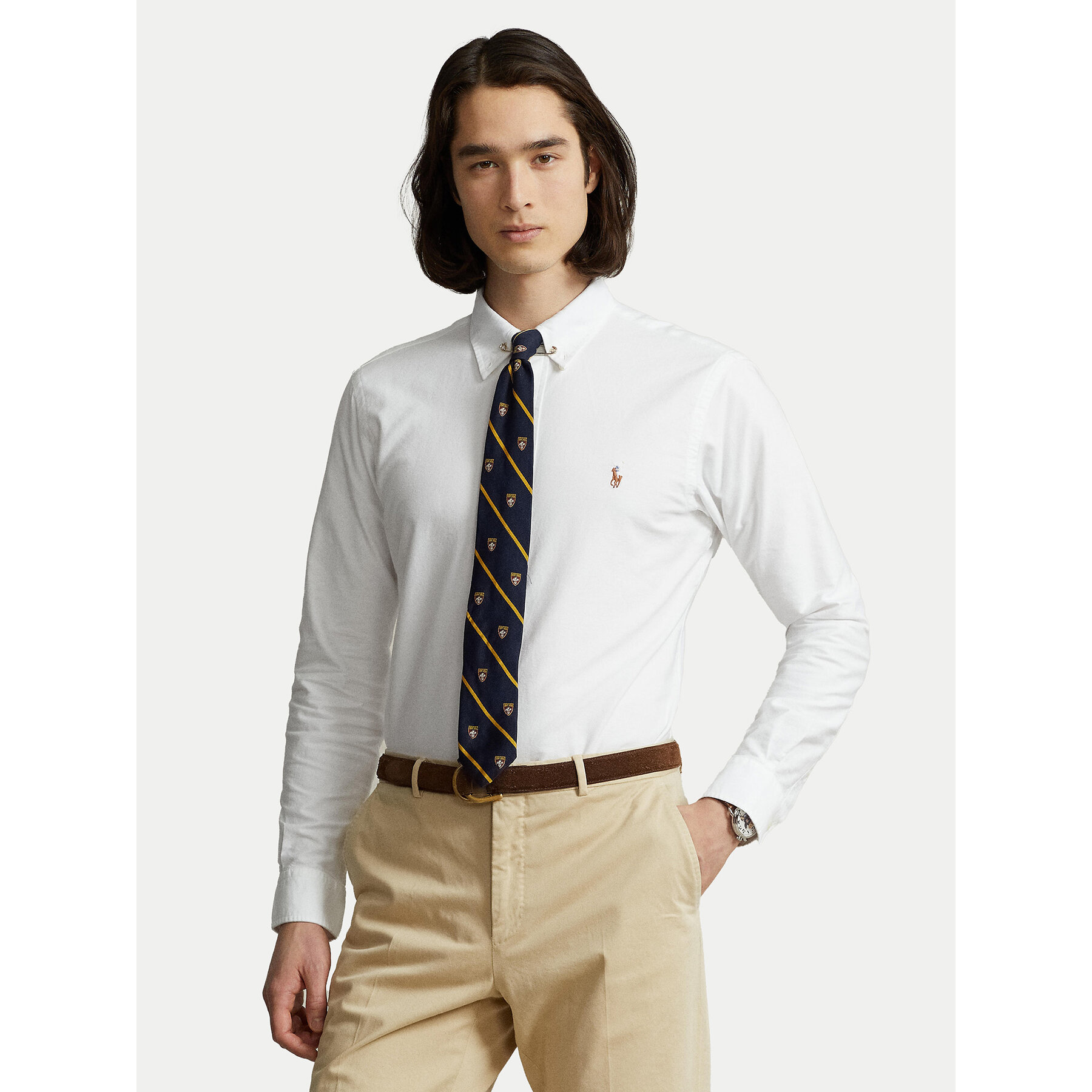 Polo Ralph Lauren Koszula Core Replen 710792041 Biały Custom Fit