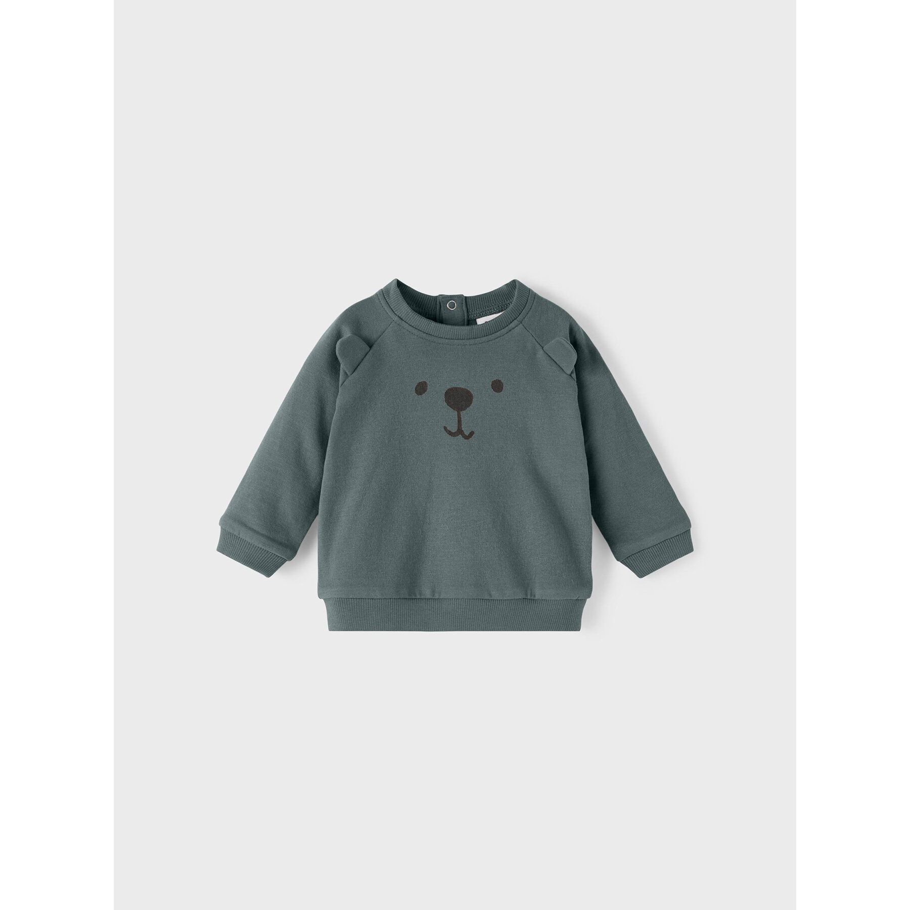 NAME IT Bluza 13206861 Zielony Regular Fit