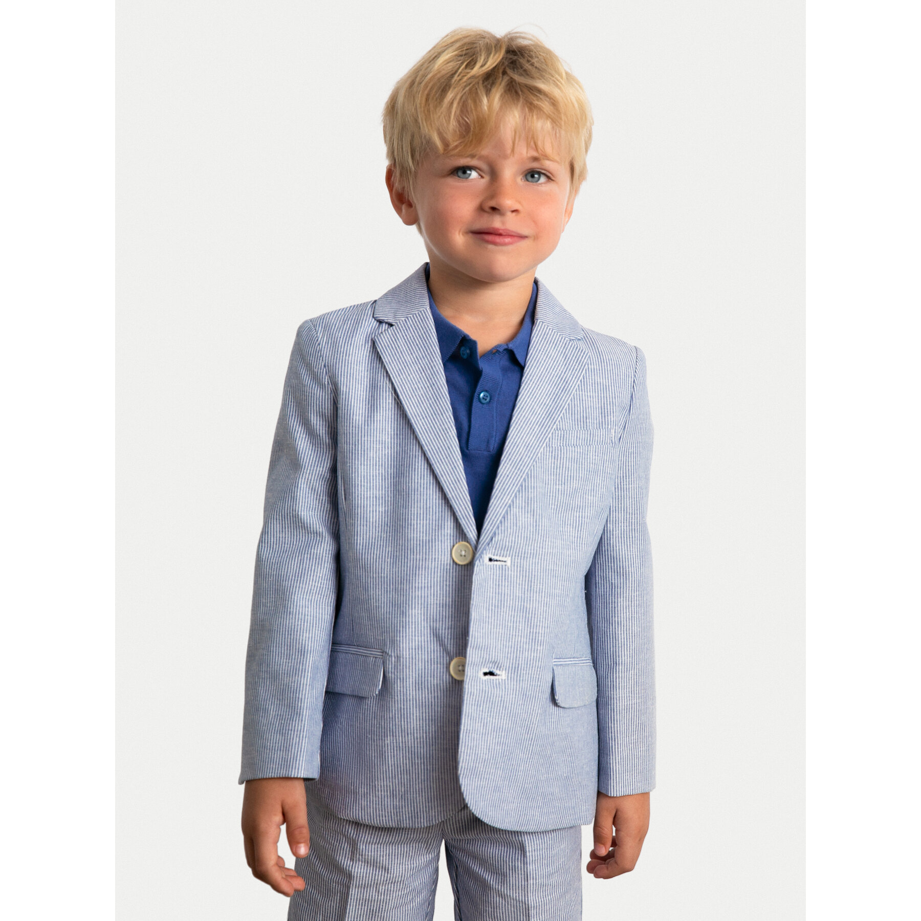 Mayoral Marynarka 3437 Niebieski Regular Fit