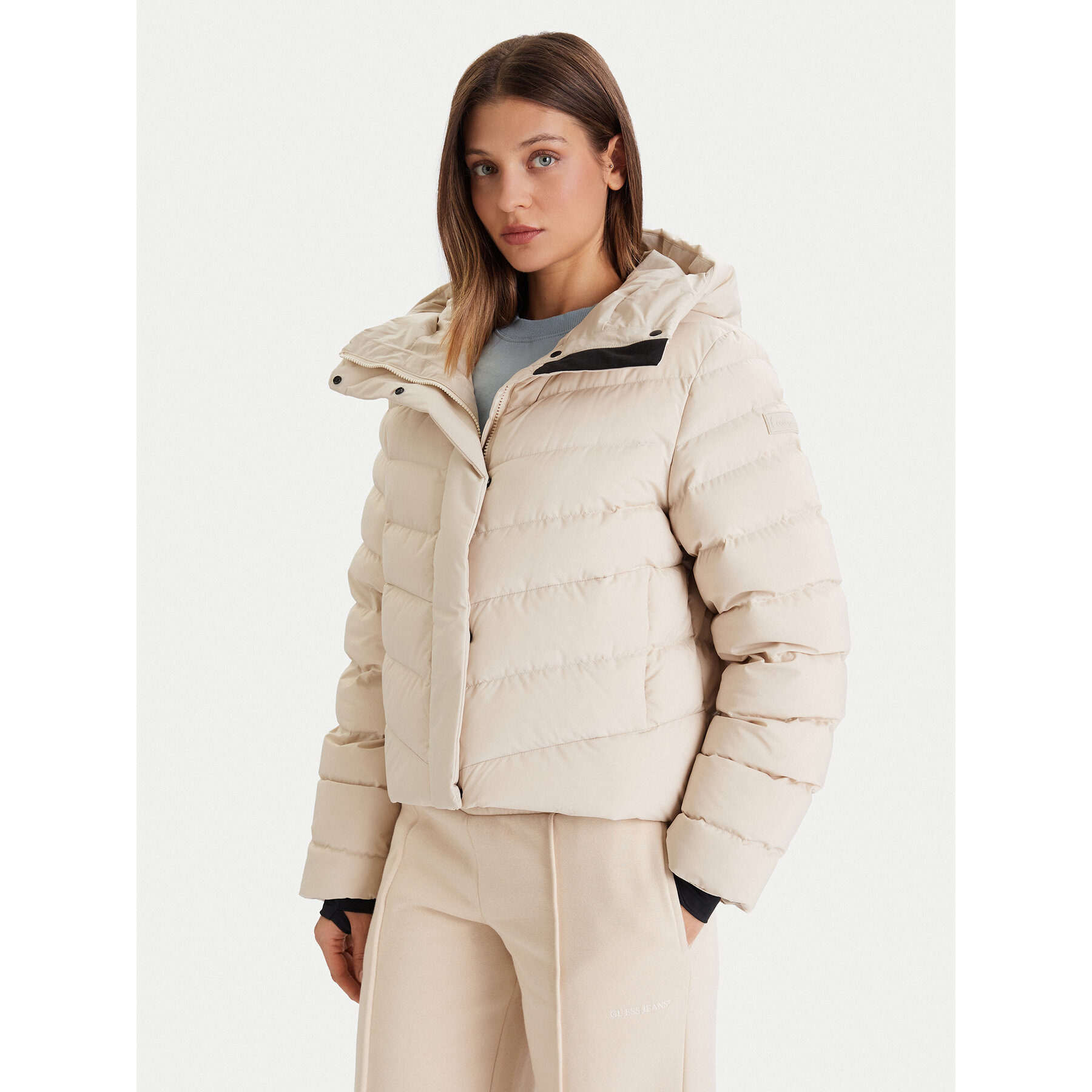 Cotopaxi Kurtka puchowa Alivio Down Jacket F24496W897 Écru Regular Fit