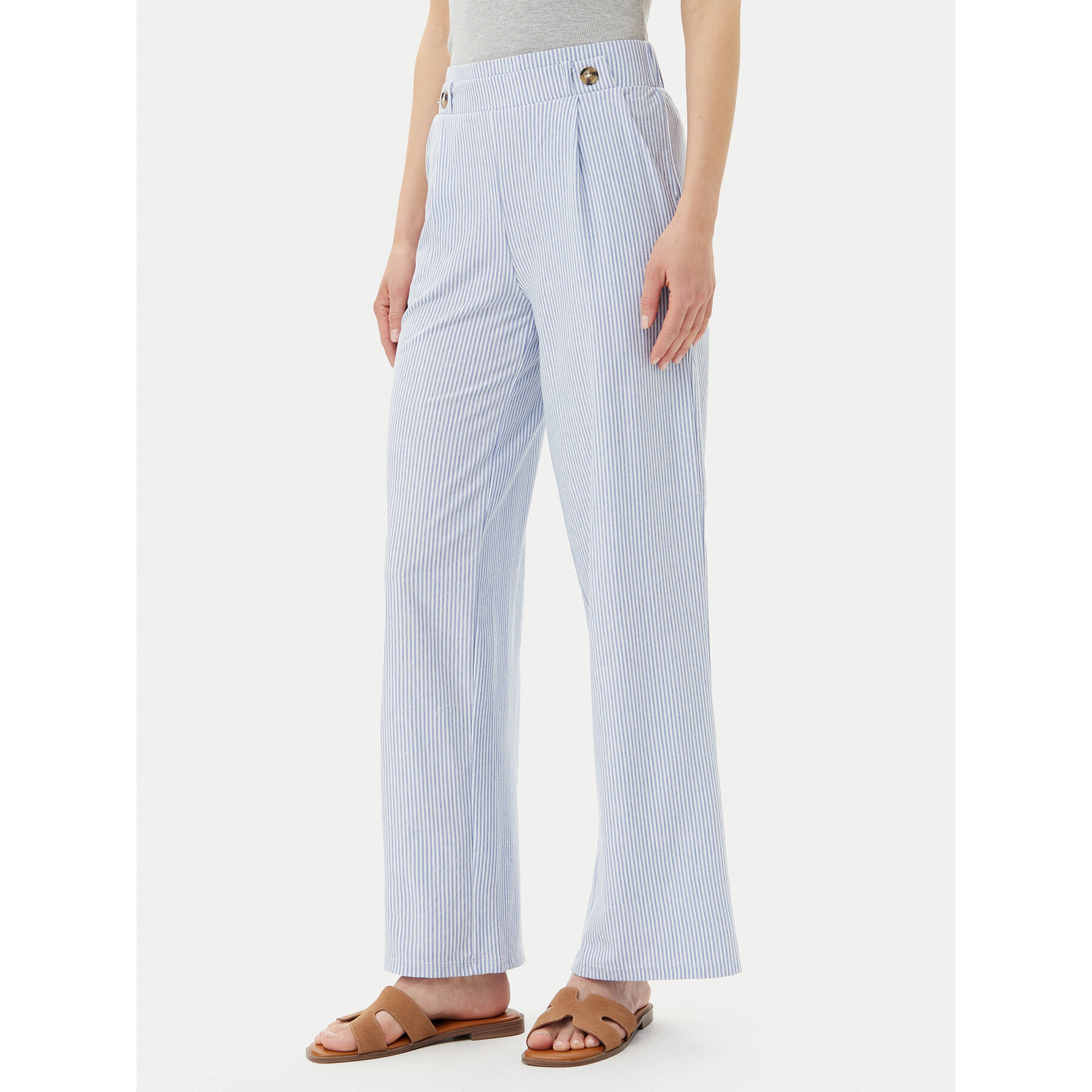 JDY Spodnie materiałowe Nelli 15345574 Niebieski Wide Leg