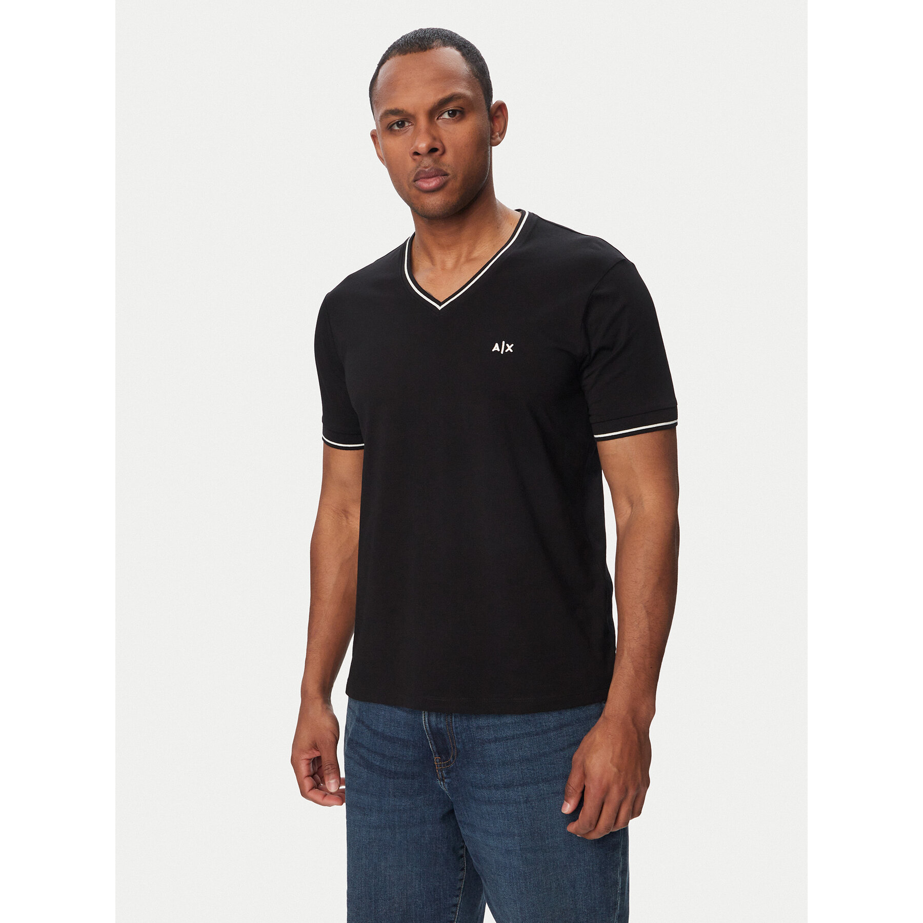 Armani Exchange T-Shirt XM002512 AF10358 UC001 Czarny Regular Fit